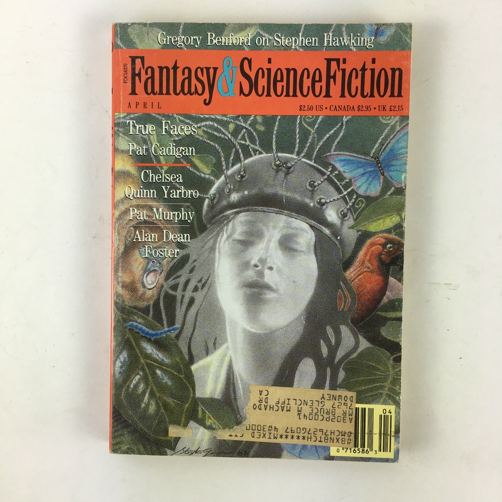 Apr Fantasy & Science Fiction Magazine TrueFaces Pat Cadigan Chelsea QuinnYarbro