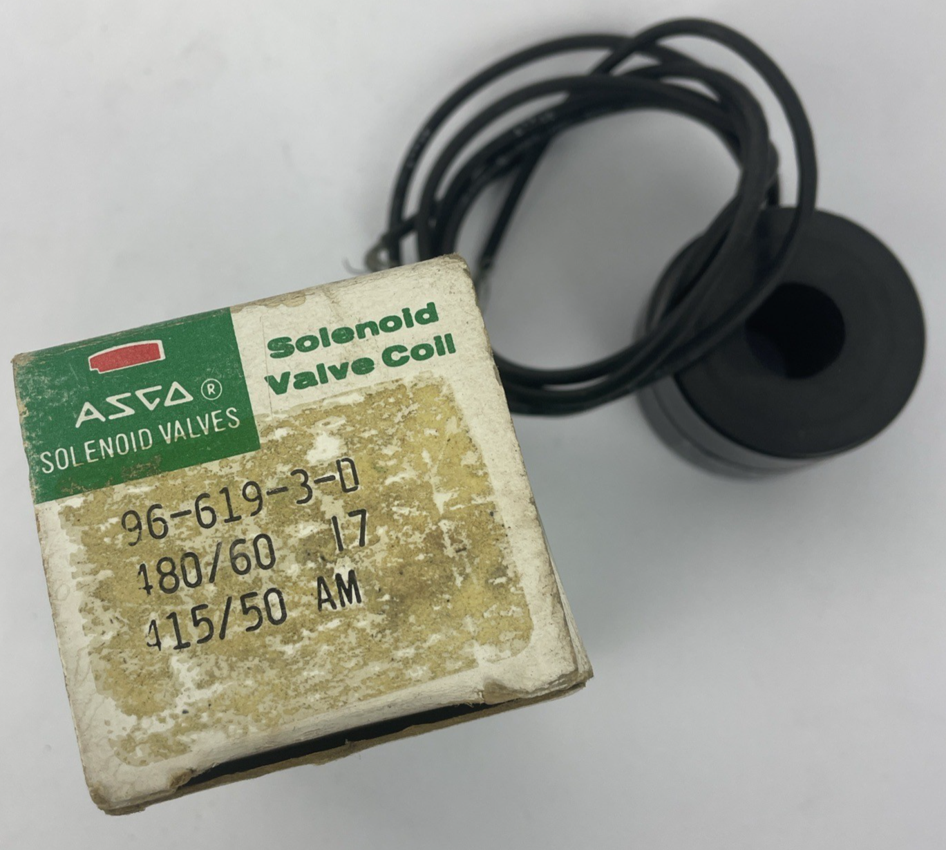 Vintage Asco MPC-015 Coil MPC015 12 DC SOLENOID Valve - w Original Box