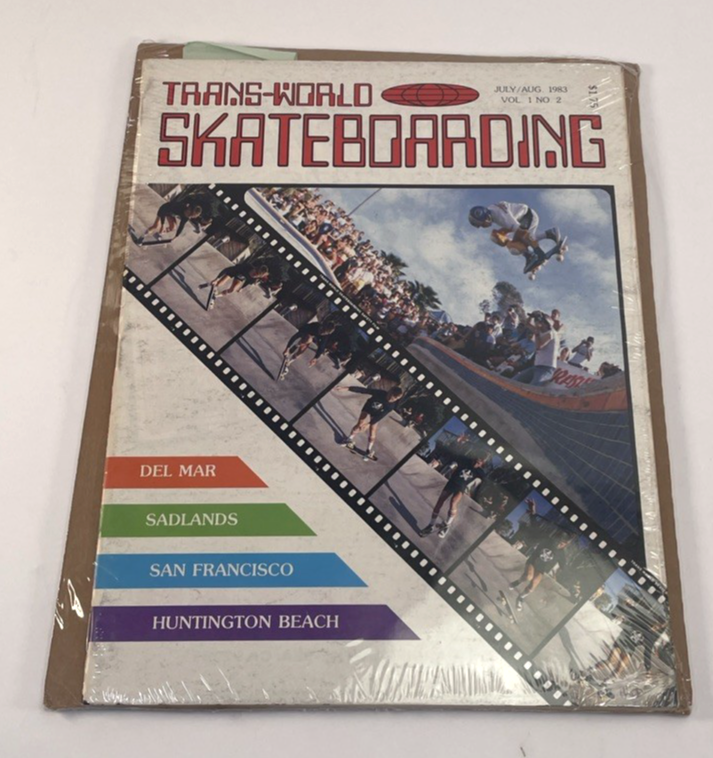 Trans-World Skateboarding Sports July/August 1983 Vol. 1 Issue 2 SADLANDS HB