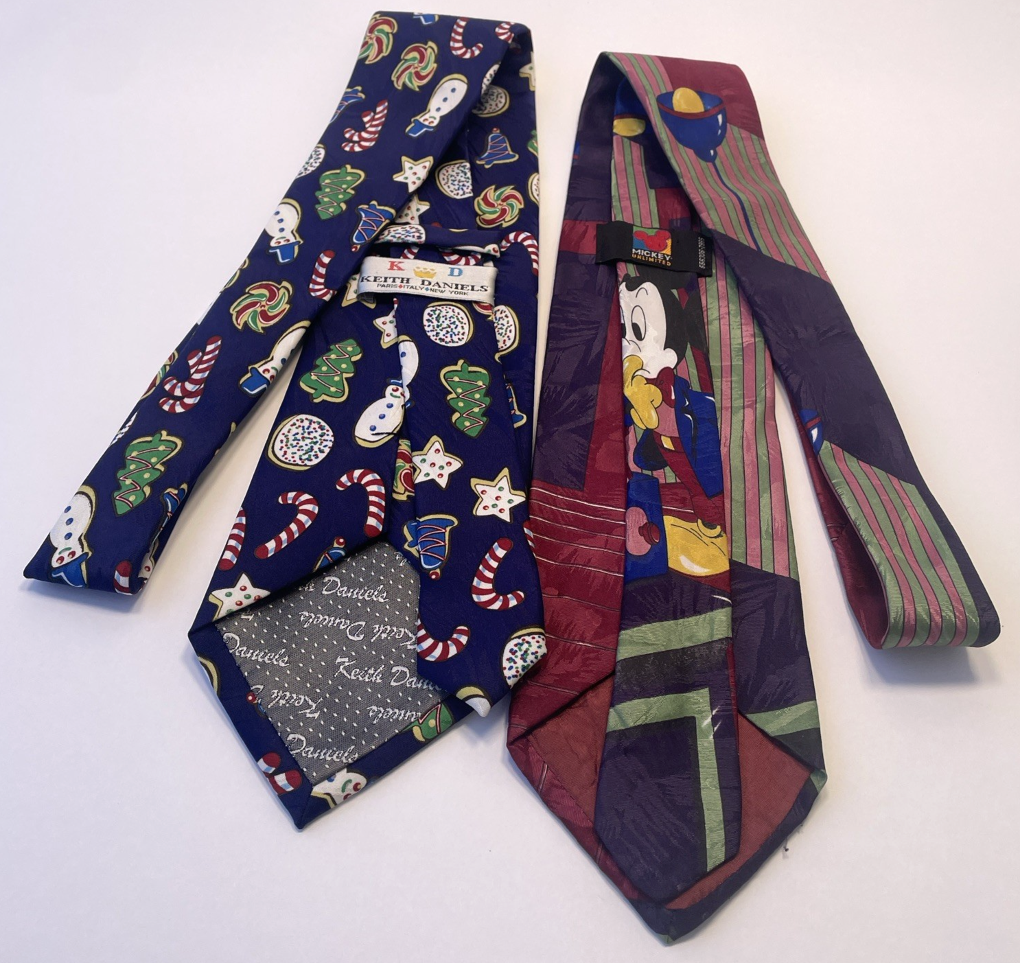 Looney Tunes, Disney, Sponge BOB, SLINKY Mens Neck Tie Bugs Bunny Taz LOT OF 9