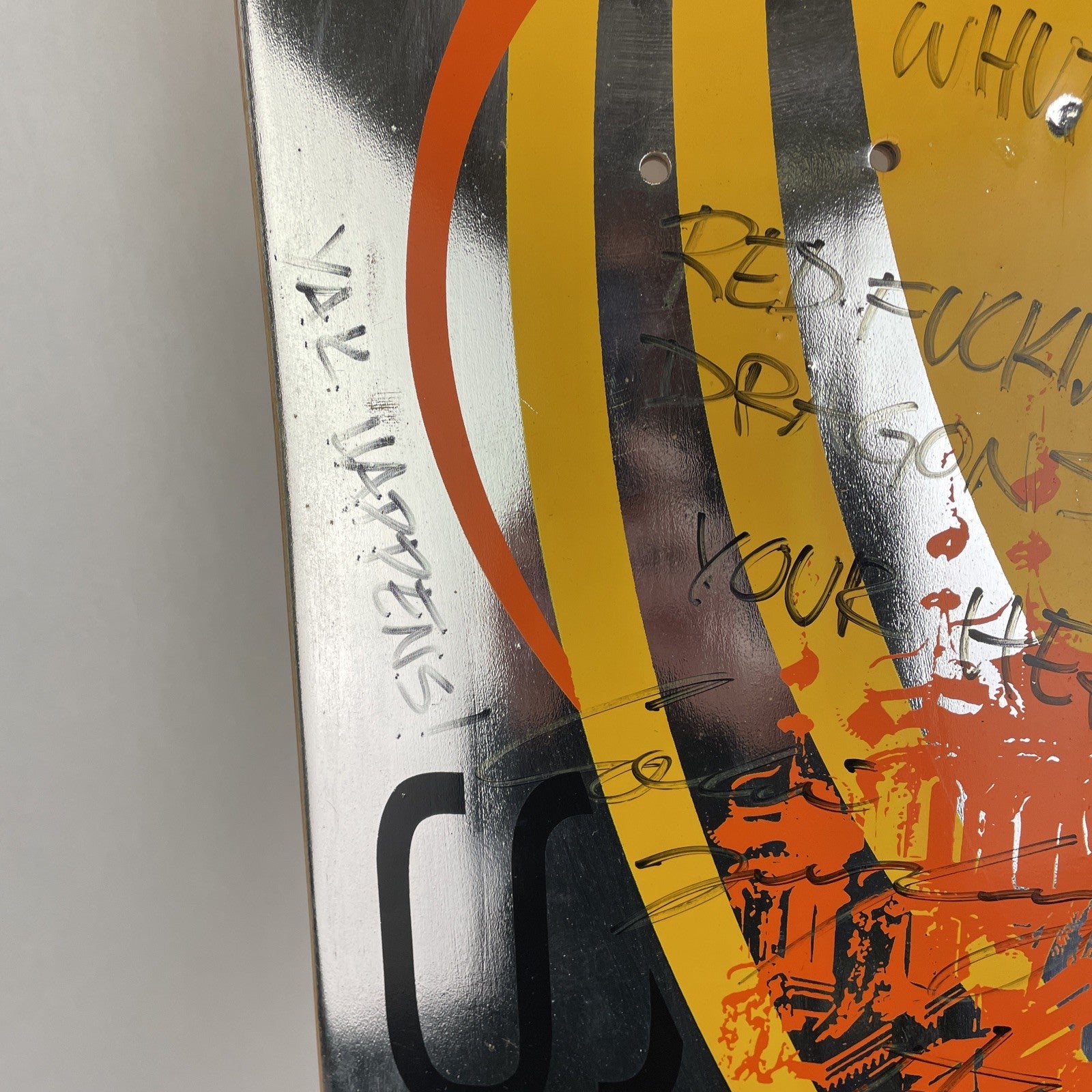 SEEK Skateboards Colin McKay "Foil Shelter Series"  Skateboard Deck Autographed
