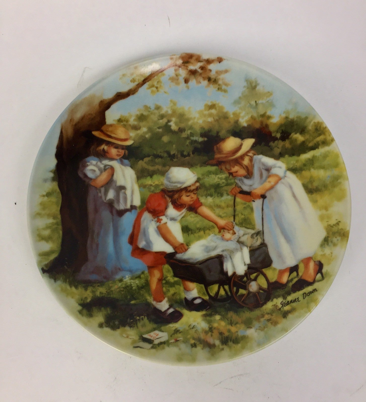 Knowles Office Hours 2nd Issue Friends I Remember Victorian Nurse Plate Mint