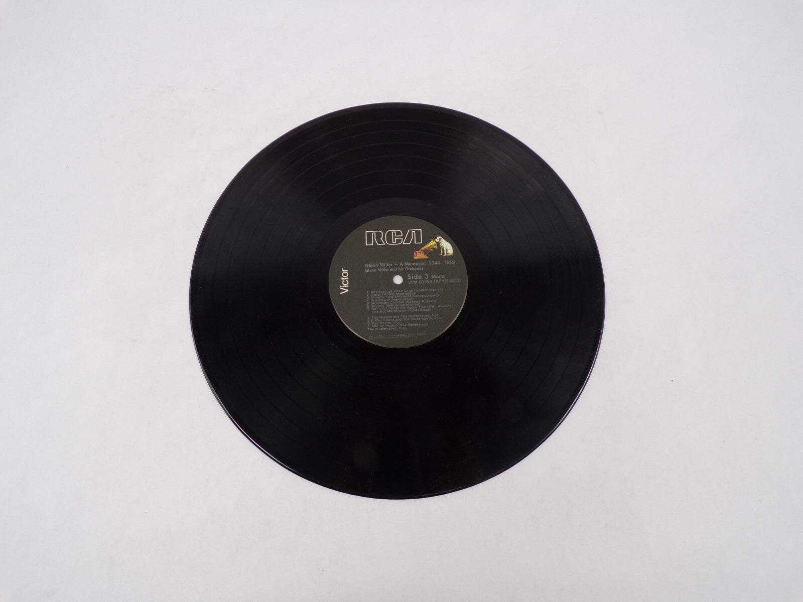Glenn Miller A Memorial At Last American Patrol Seranade In Blue Vinyl Record