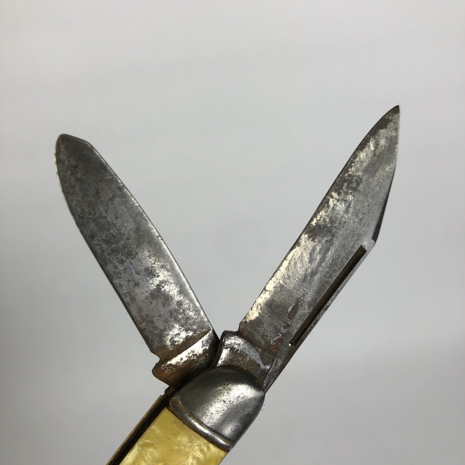 Vintage Hammer Brand 3 Blade Pearl Pen Folding Pocket Knife Made In USA