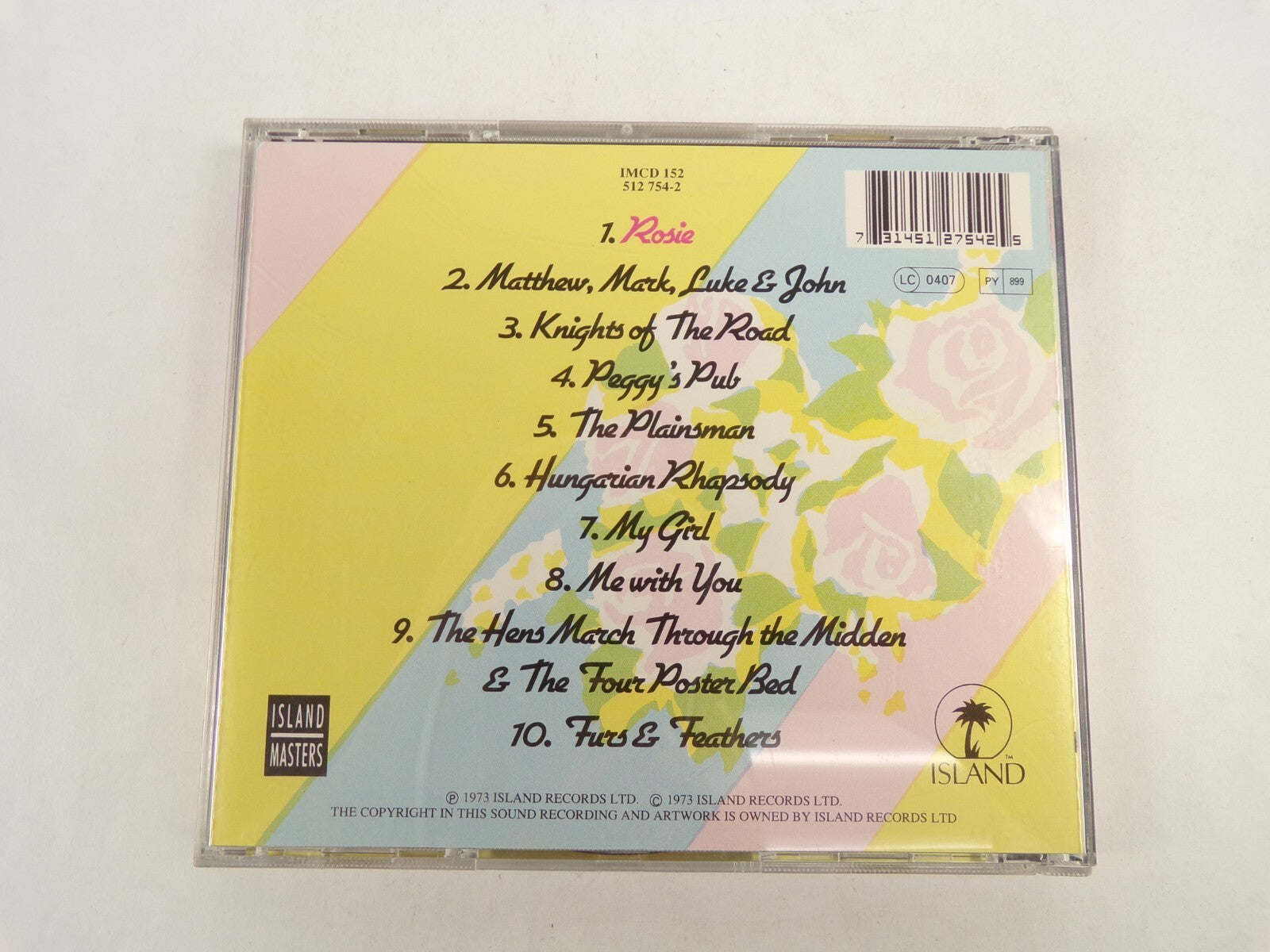 Fairport Convention Rosie Knights Of The Road The Plainsman My Girl CD#52