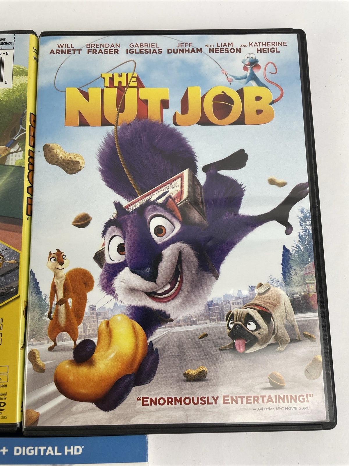 Lot of 3 Dreamworks DVD Movies Bee Movie, The Secret Lives of Pets, The Nut Job