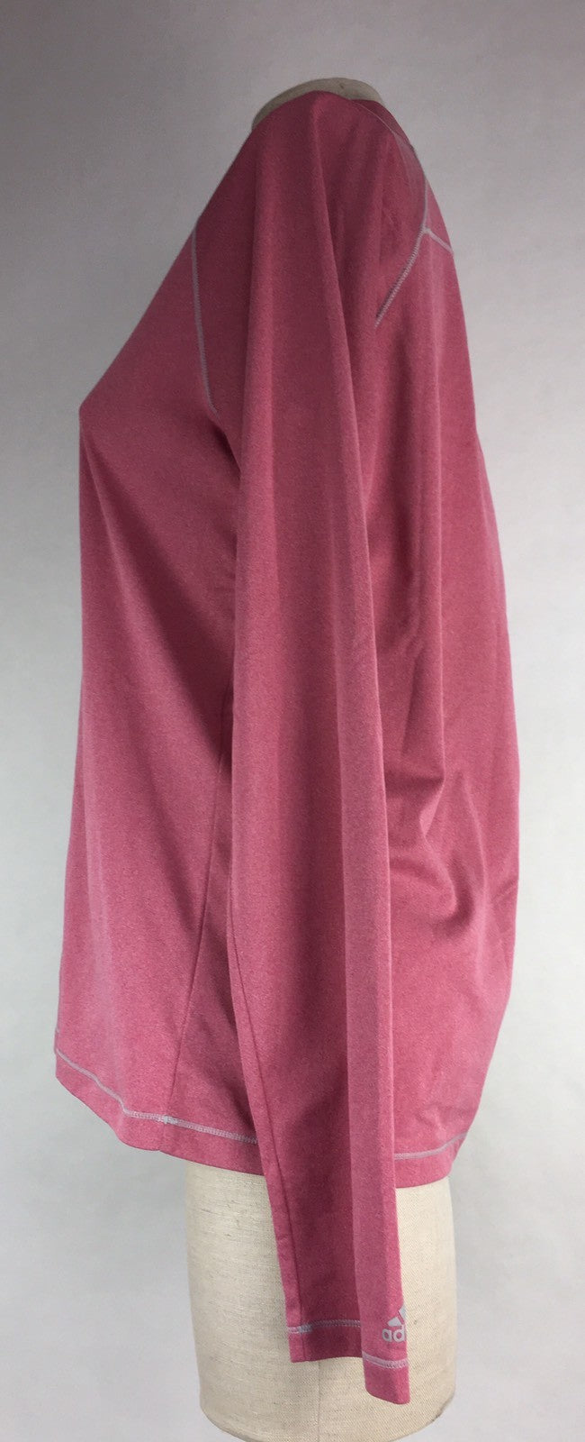 Adidas Golf women's thermal shirt size medium long sleeve performance top with pink stitch detailing activewear apparel