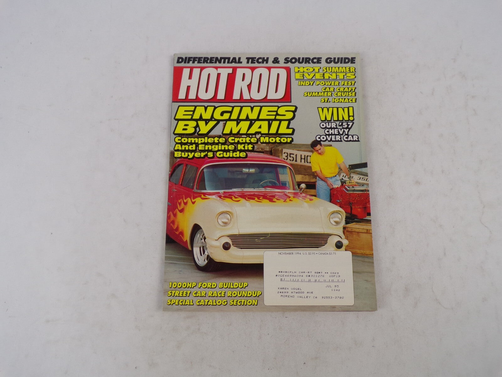 November 1994 Hot Rod Engines By Mail Complete Crate Motor And Egine Kit Buyer's