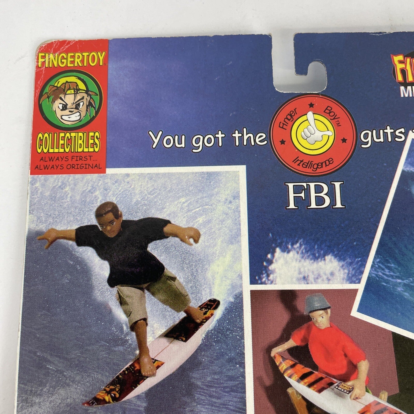 Rare Finger Board Extreme Fingerboy Fingergirl Surfboard Surfing CH Edition