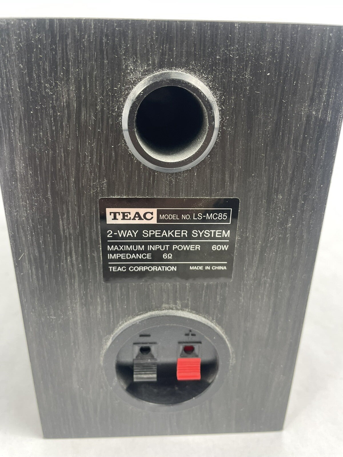 1 x TEAC LS-MC85 Bookshelf Speaker 60W 6 impedance
