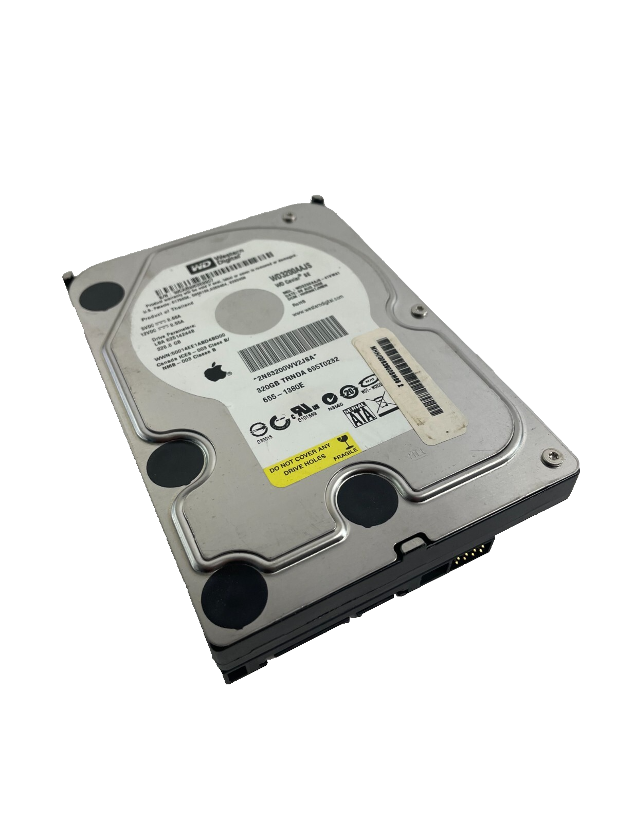 Western Digital Caviar Model WD3200AAJS - 41VWA1 320GB Internal Drive Cache 8MB