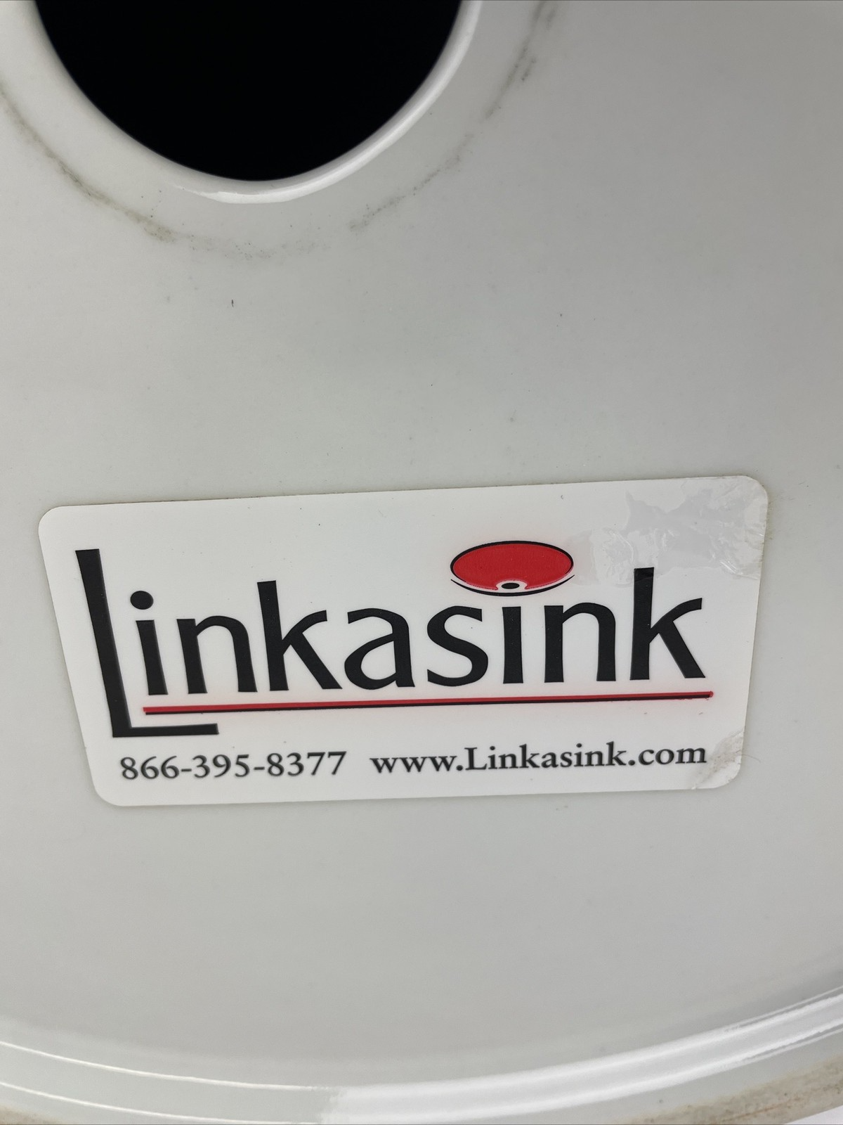 OEM Linkasink Cloisonné Ceramic MING DYNASY Basin Sink Dragon OD 17” x 6” RARE