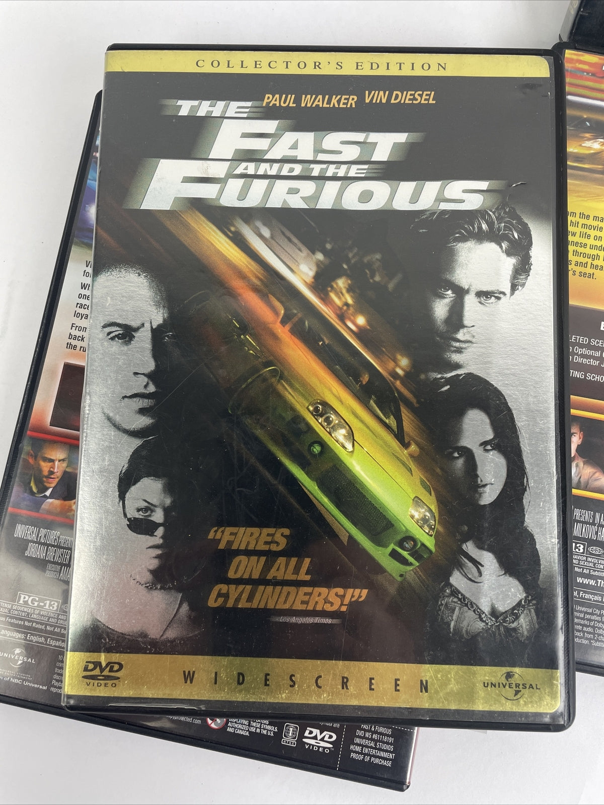 The Fast and The Furious Fast & Furious 4 DVD Lot Tokyo Drift 2 Fast 2 Furious