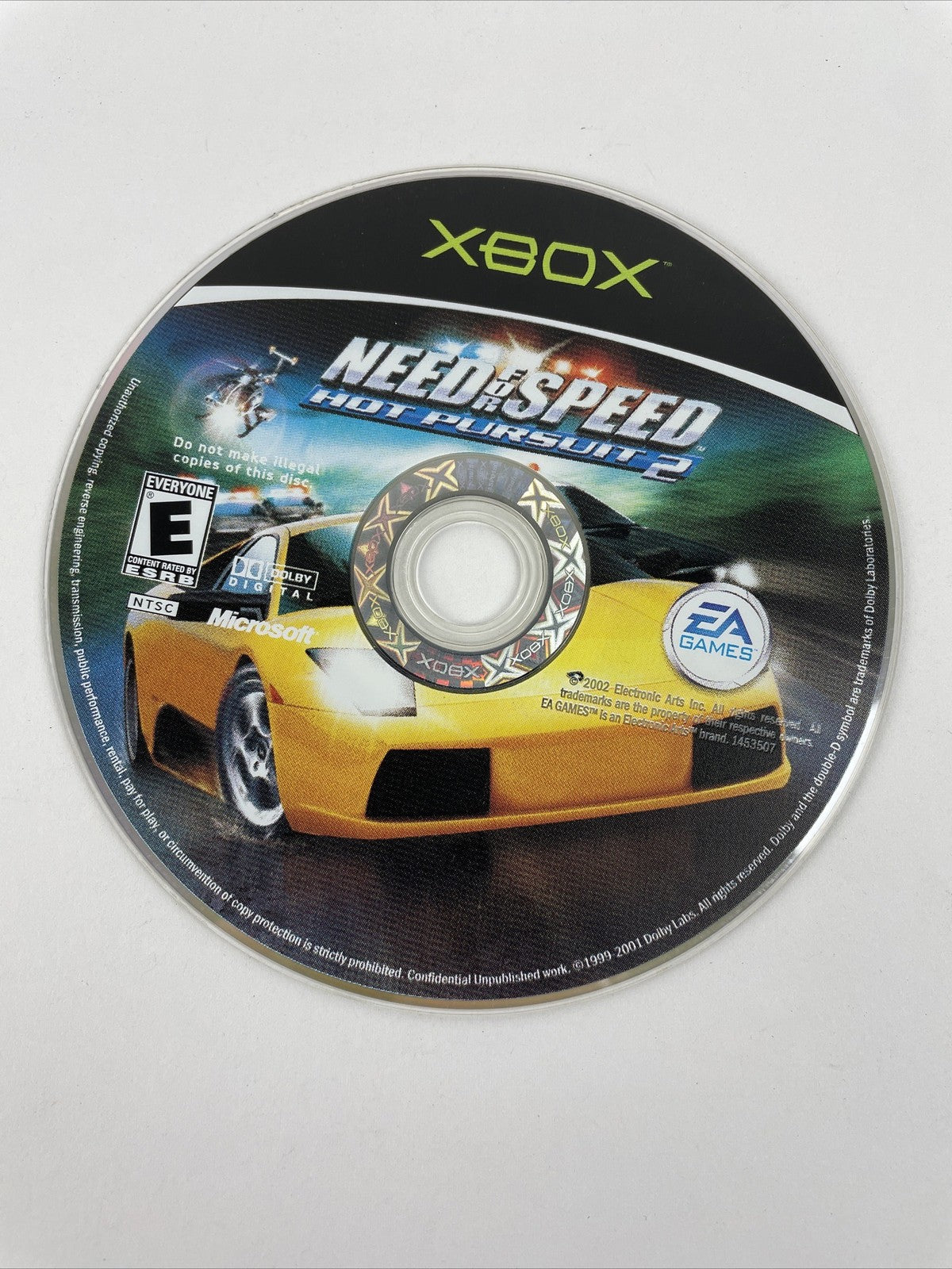 Need for Speed Hot Pursuit 2 ( Original Xbox ) Platinum Hits Disc Only - VGC
