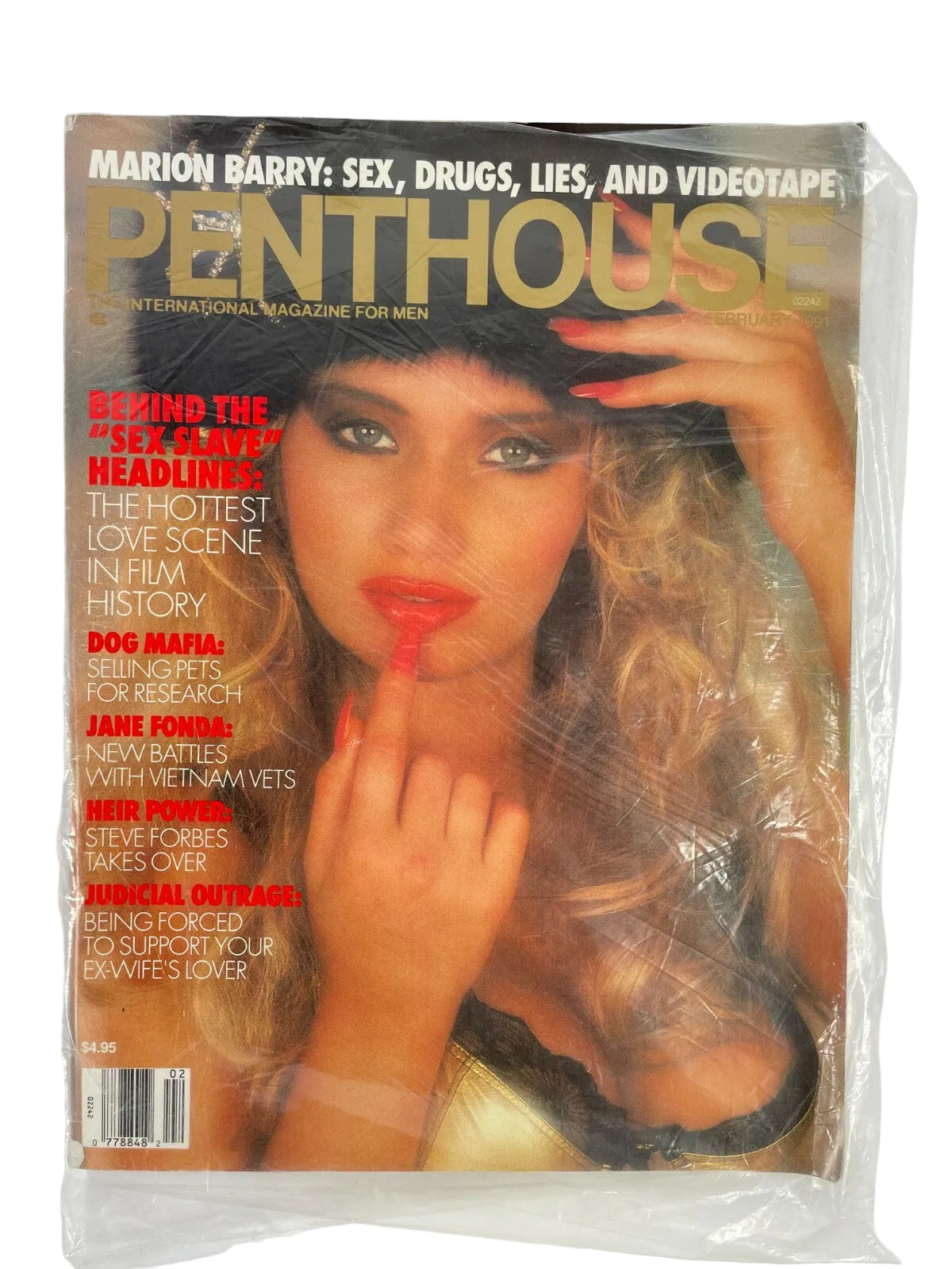 February 1991 Penthouse Magazine Dog mafia Selling Pets For Research Jane Fonda