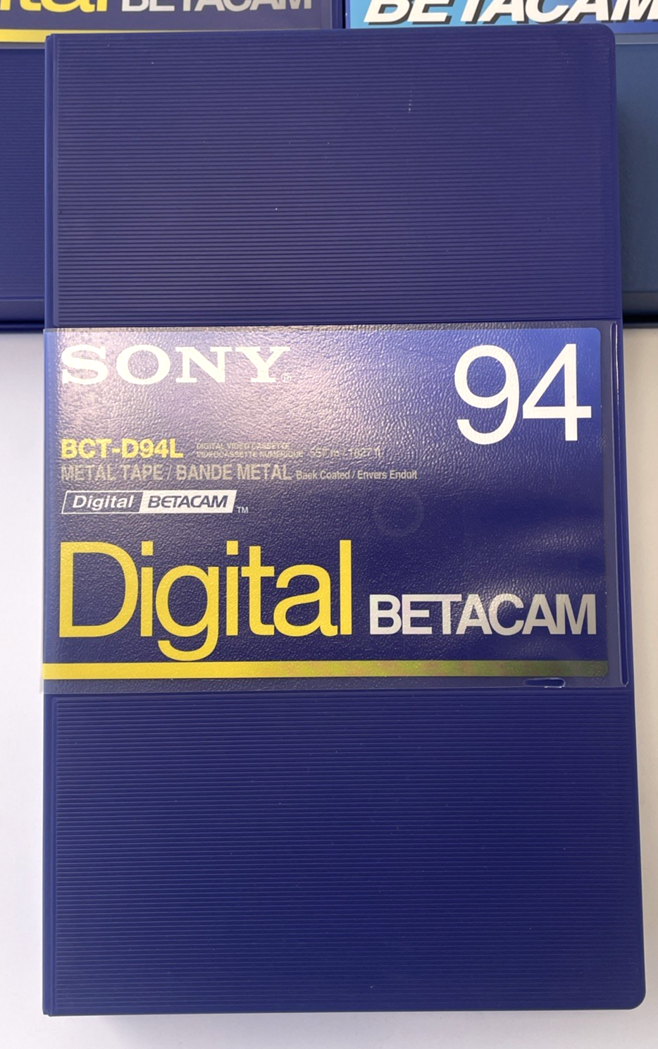 3 x Sony / Maxell BCT-D94L Digital BETACAM Tape Digital Video Cassette Metal