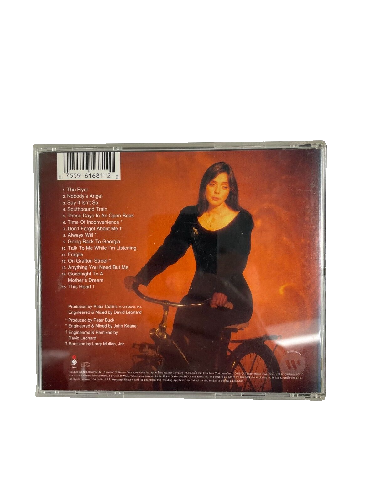 Nanci Griffith Flyer Nobody's Angel Southbound Train Always Will Fragile #F-G