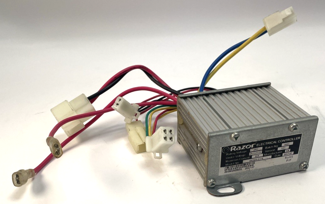 ZK2430‑D‑FS‑ROHS 24V Controller Fits Razor MX350 MX400 4‑Wire Replacement