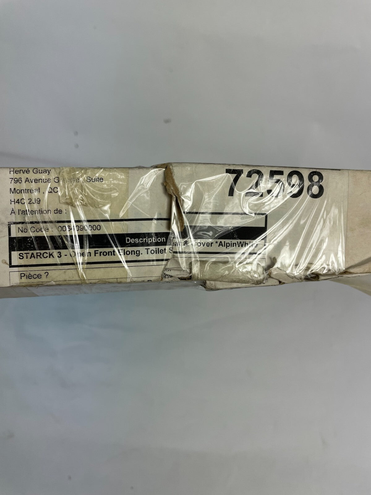 Duravit Starck Open Front ElongToilet Seat 72598