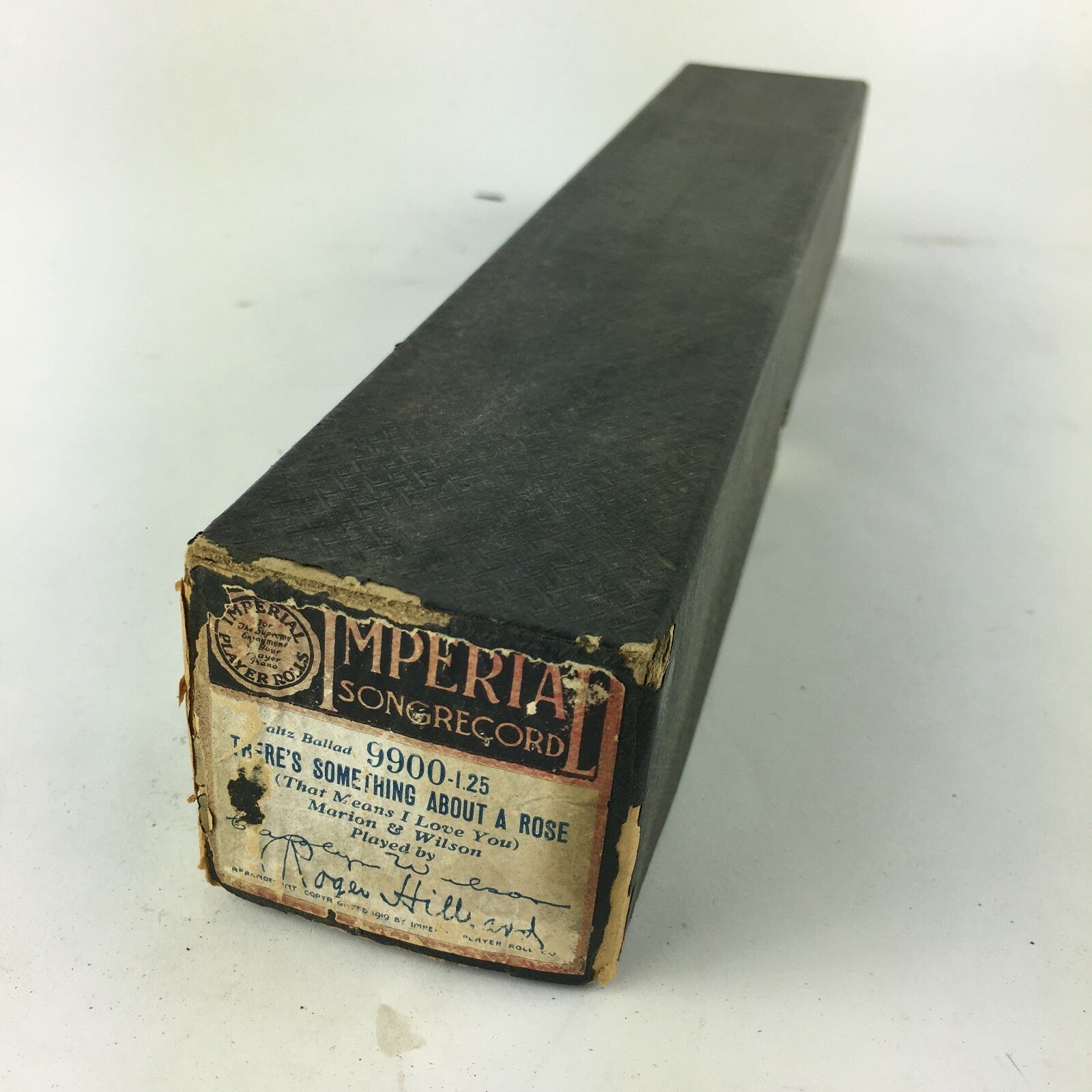 Imperial Song Record 9900 There's Something About A Rose Played by Roger Hill