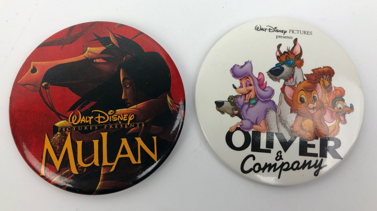 Walt Disney Pictures Pin Button Mulan Special Edition Promo Movie Button  3 Inch