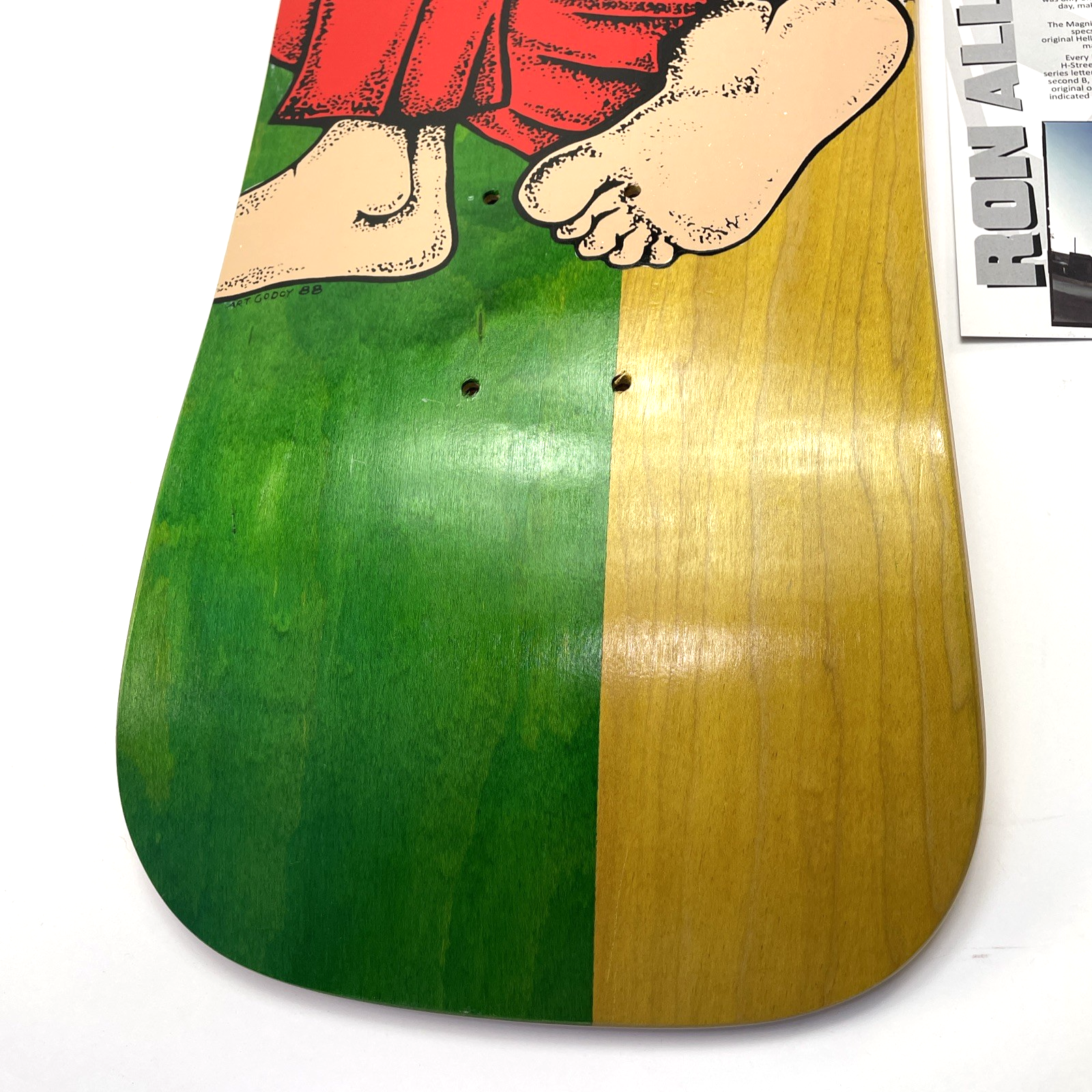 RON ALLEN "INSANE" RE-Issue Deck H-Street Skateboards Watson Laminates 17 / 166