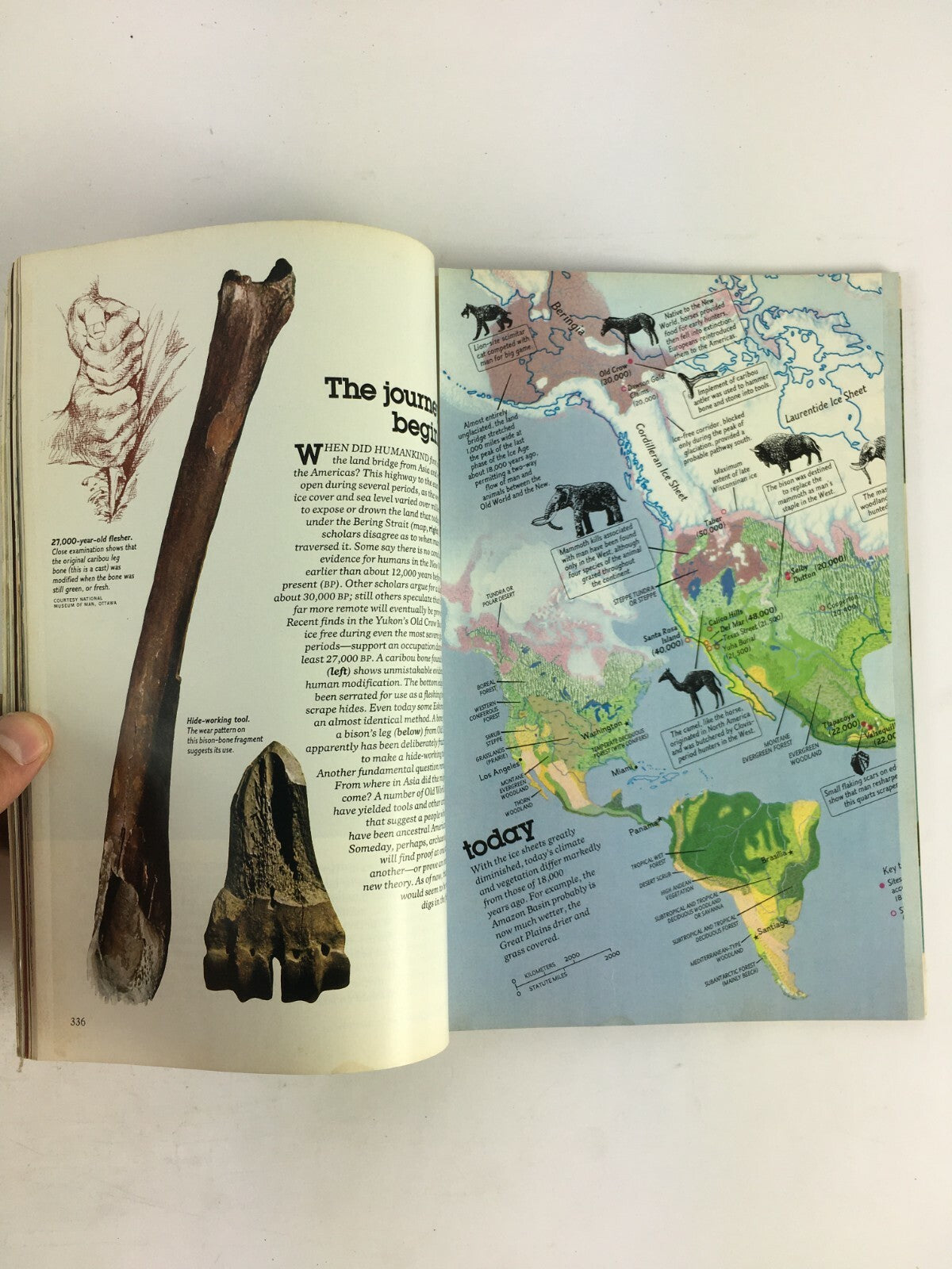 September 1979 National Geographic Magazine Search for the First Americans