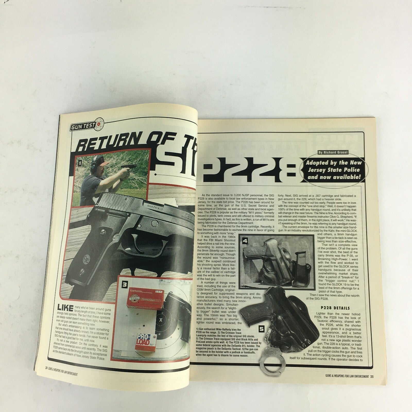January 2003 Gun & Weapons Magazine Ultimate .223 Carbine Qsms .223 M-25 .308