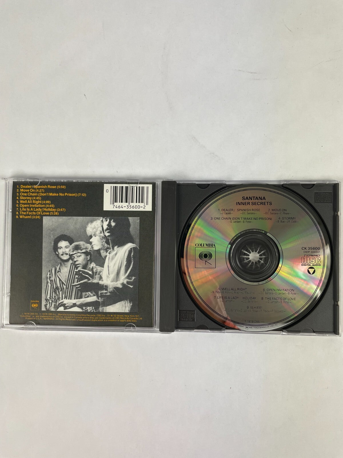Santana Inner Secrets CD #5