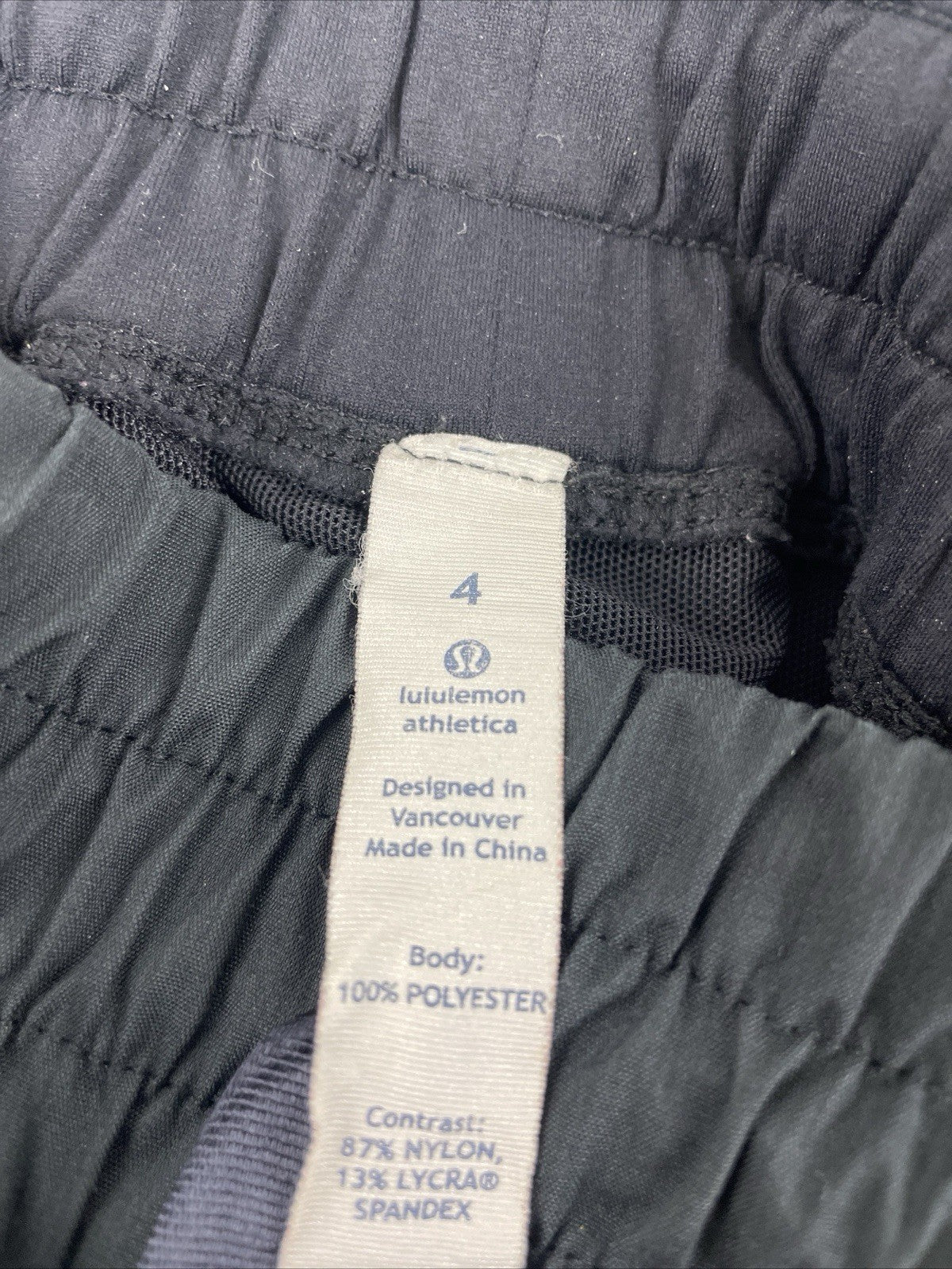 Lululemon Dance Studio Cargo Pant Women's Sz 4 Relaxed Fit Black Athleisure Y2K