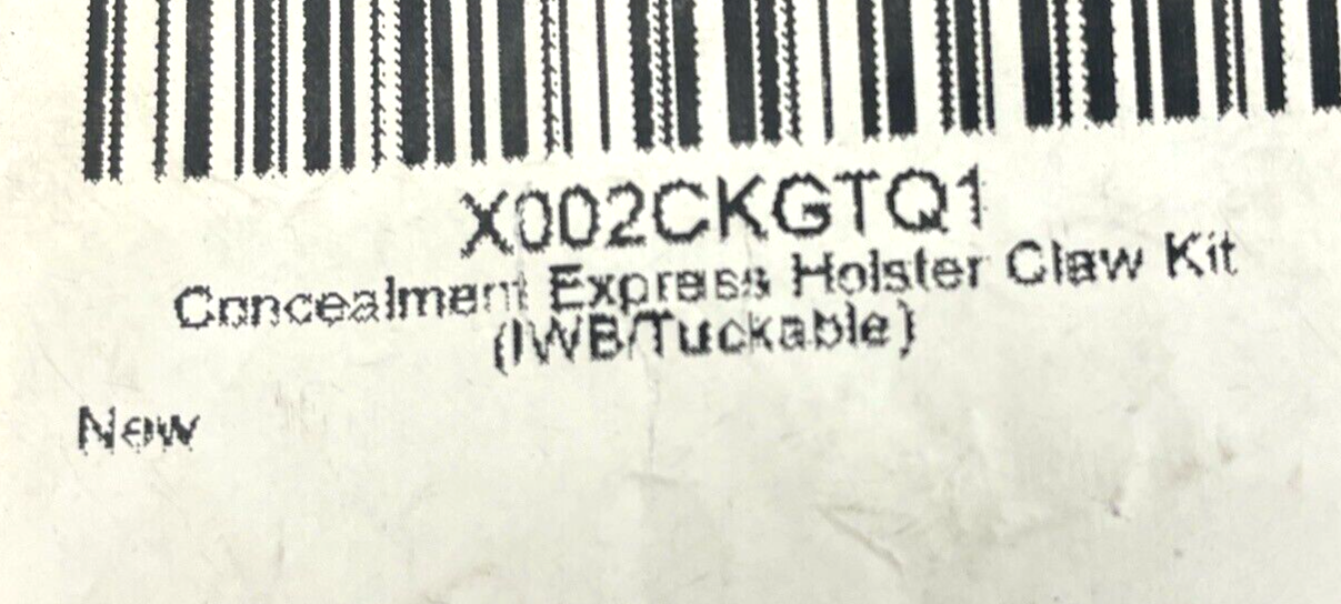 Holster Claw Kit - Made in The USA, for IWB & Tuckable Gun Holsters - NEW