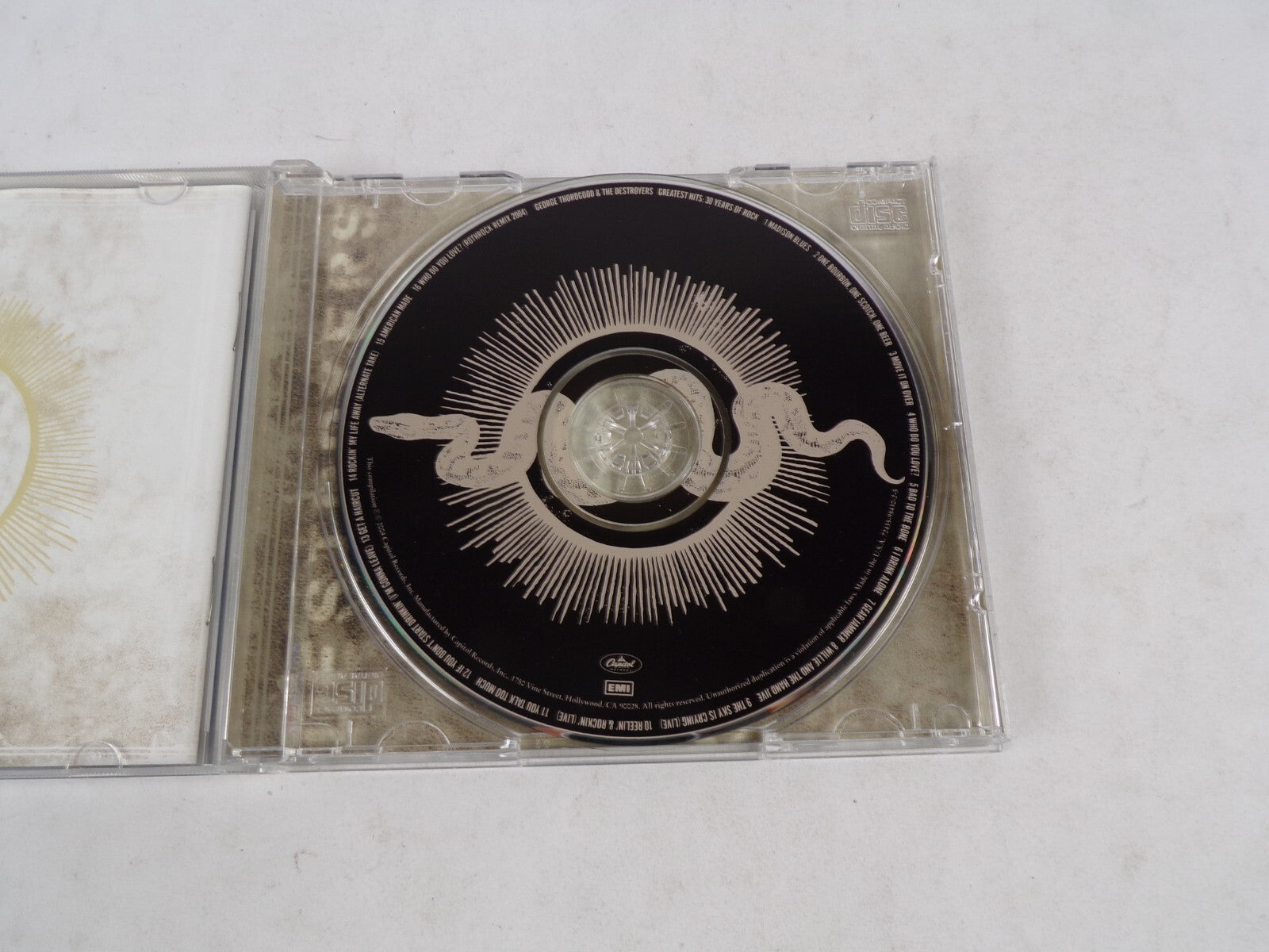 George Thorogood The Destroyers Madison Blues One Bourbon, One Scotch, One CD#53