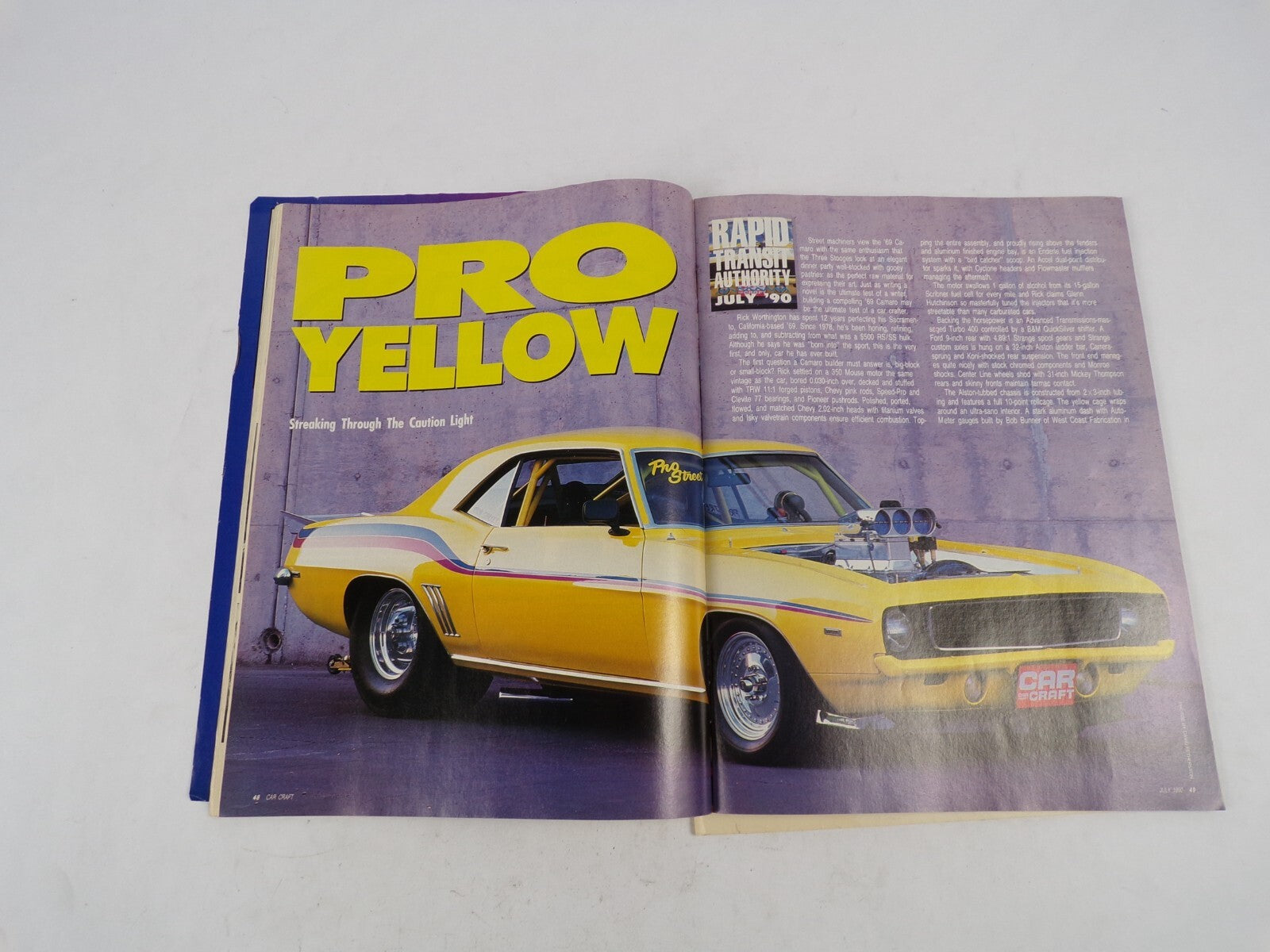 July 1990 Car Craft Performance Magic Convert Your Auto To A 5-Speed Win! CC's