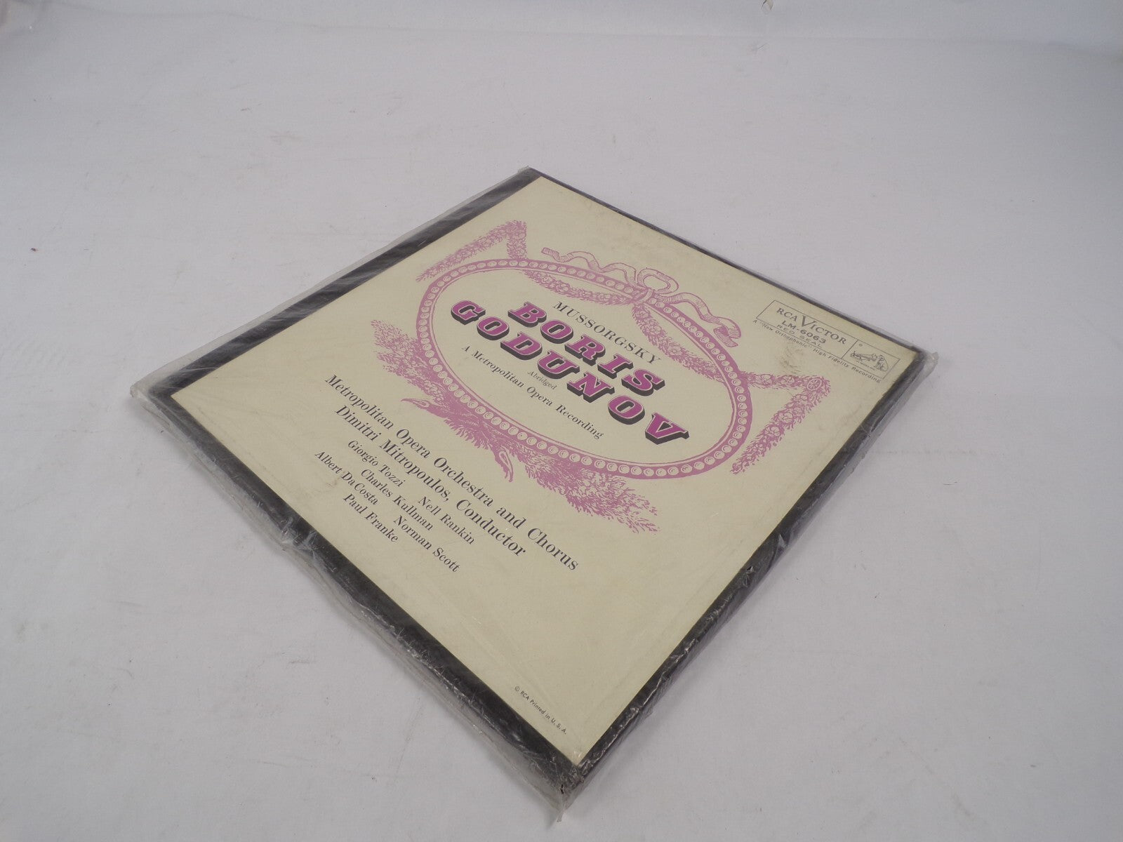 Mussorgsky Boris Godunov Metropolitan Opera Orchestra and Conductor Vinyl Record