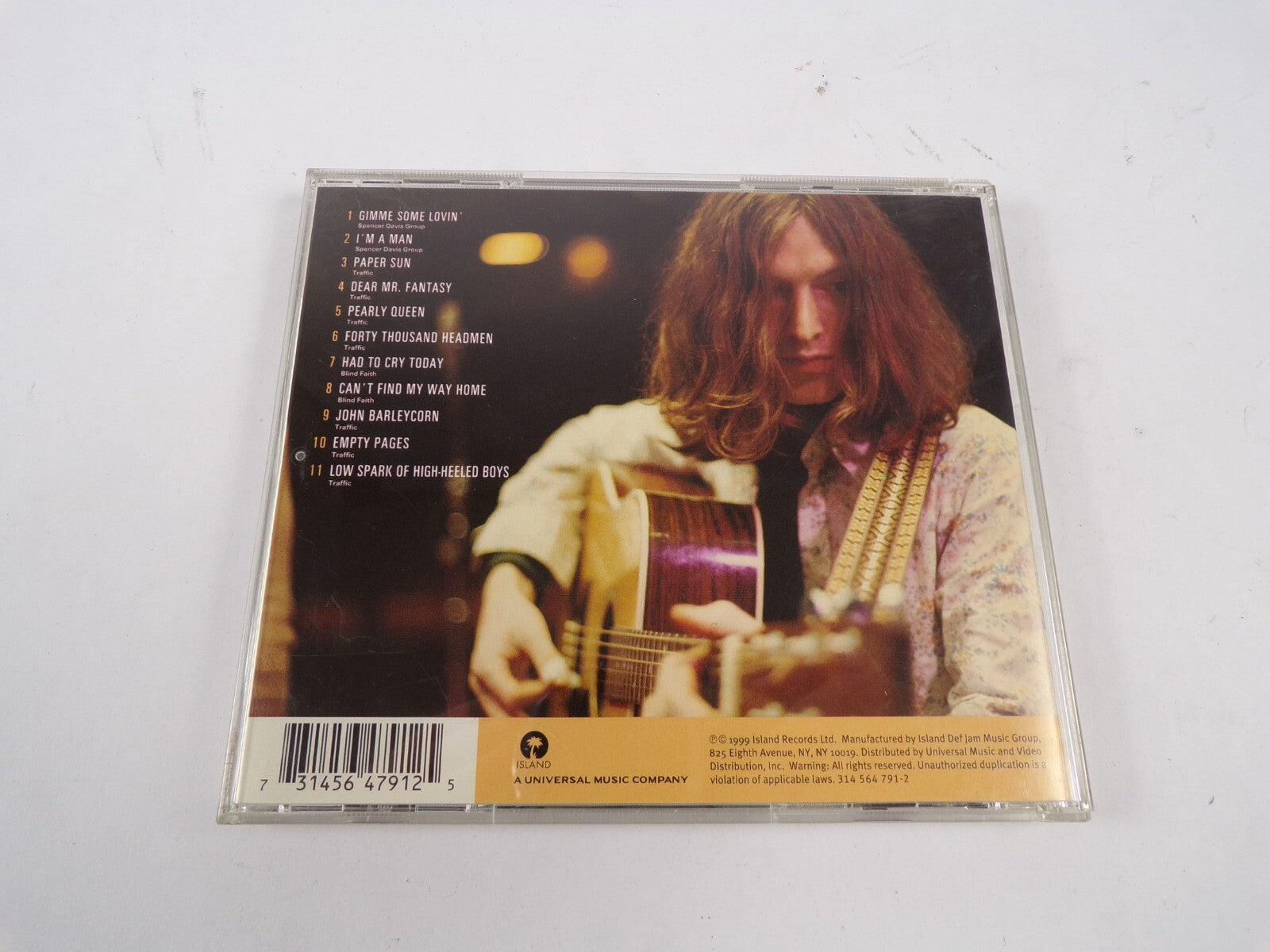 The Best Of Steve Winwood The Millennium Collection Paper Sun Empty Pages CD#61
