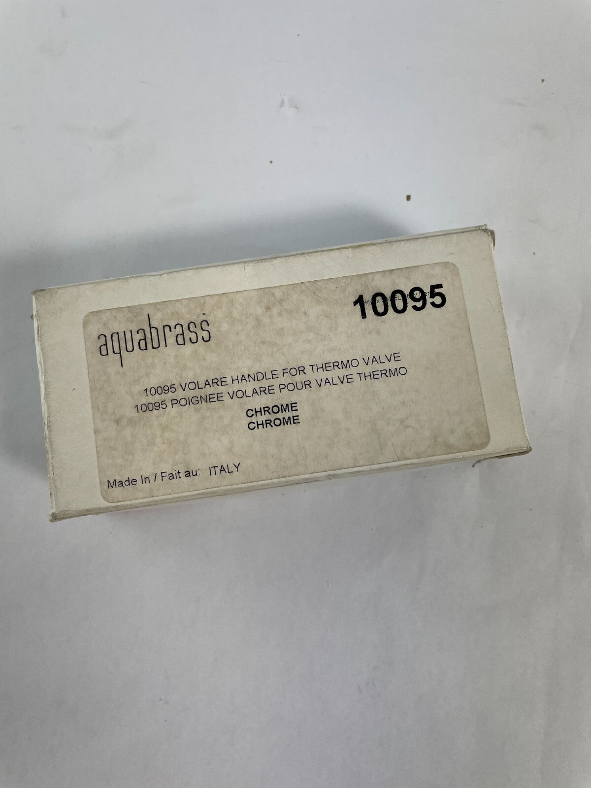 Aquabrass 10095 Volare polished chrome thermostatic shower valve handle
