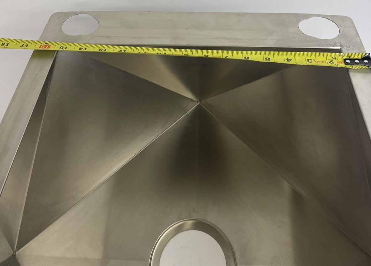 Franke Undermount 14.25" Diamond Cut Stainless Steel Sink with 9 5/8 Inch Bowl
