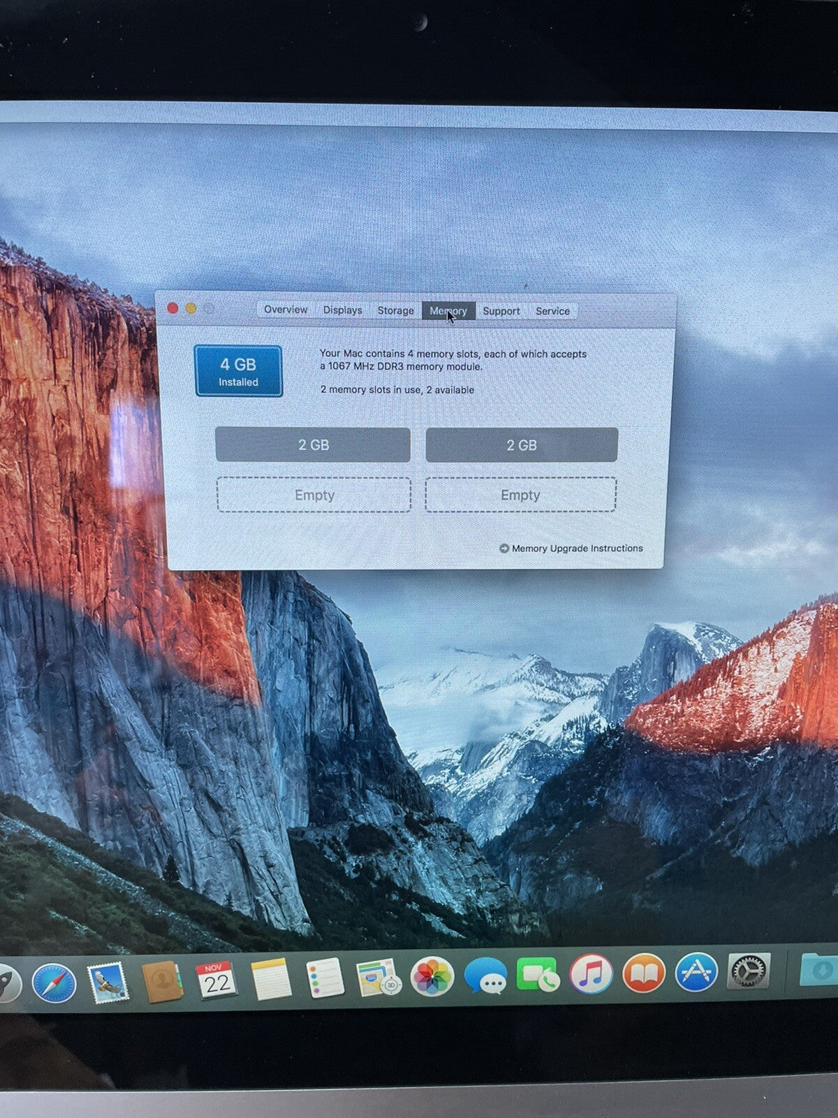 Apple iMac 21.5" Desktop Intel Core i3 3.06GHz 4GB RAM 500GB HDD A1311