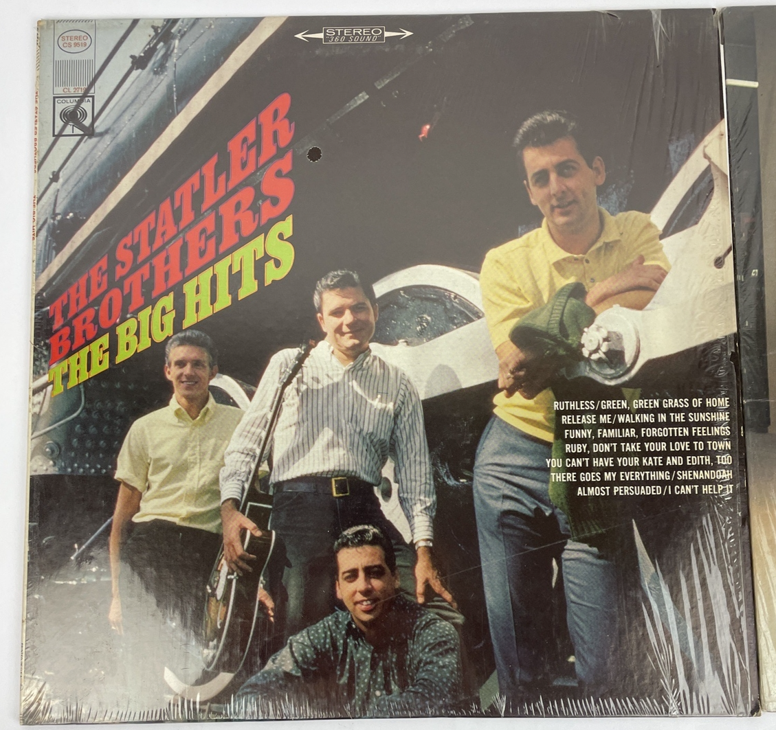 The Statler Brothers The Big Hits Vinyl LP 9519 & Short Stories 1977 SRM-1-5001