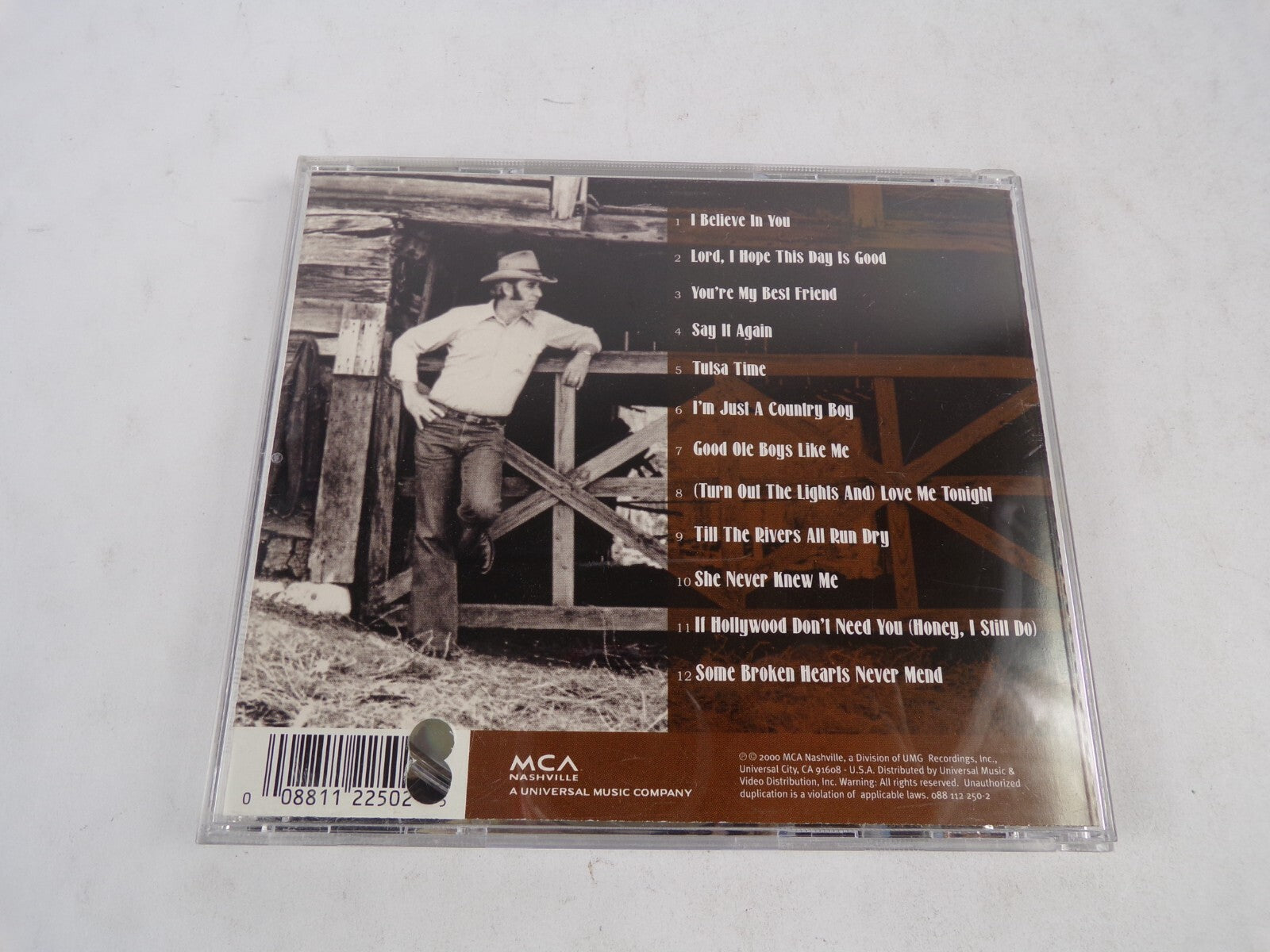 Don Williams The Millennium Collection Say It Again Tulsa Time Good Ole  CD#54