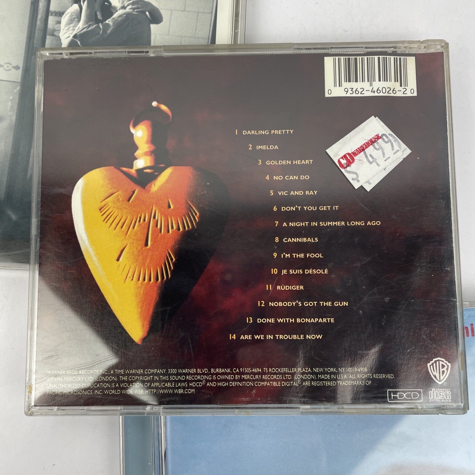 3 x Mark Knopfler Audio CD - Sailing to Philadelphia + Golden Heart + Ragpicker'