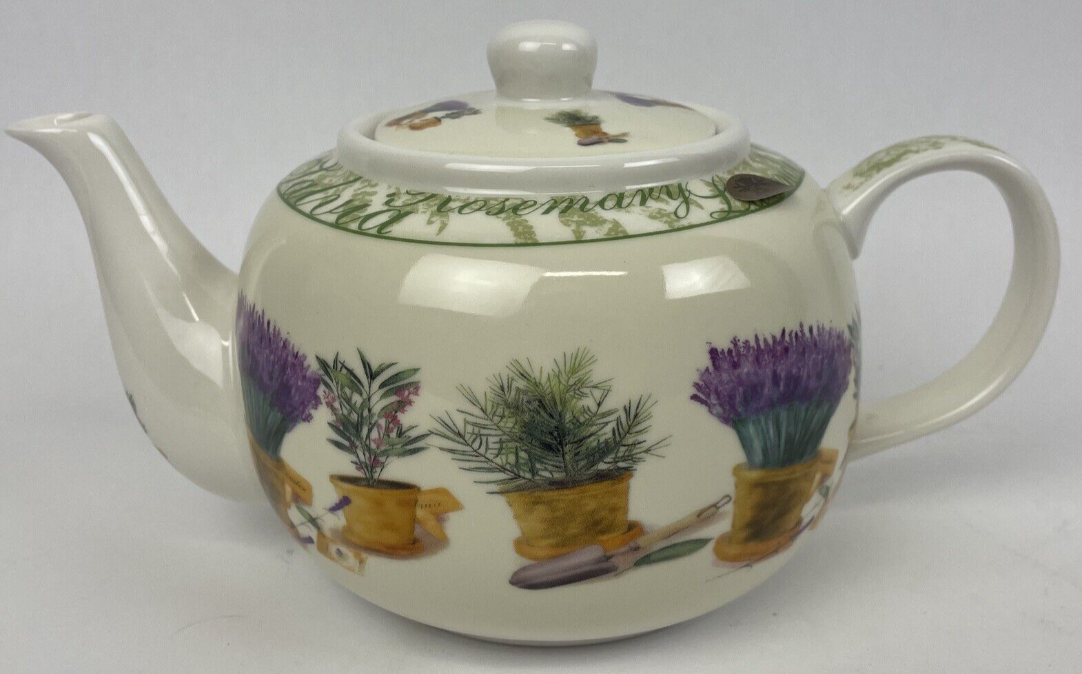 Windsor UK The Leonardo Collection Lavender Spice Decorative Teapot 5.5" Tall
