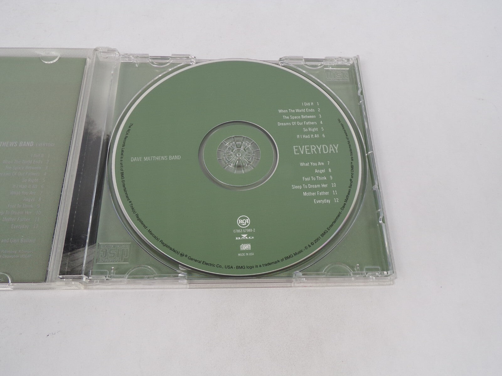 Dave Matthews Band Everyday I Did It When The World Ends The Space Between CD#71