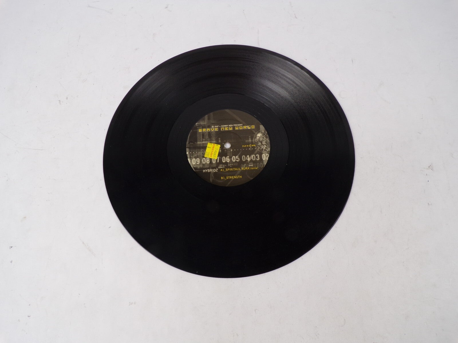 Brave New World DJ Rap Kenny Ken Spiritaul Aura Remix Strength Vinyl Record