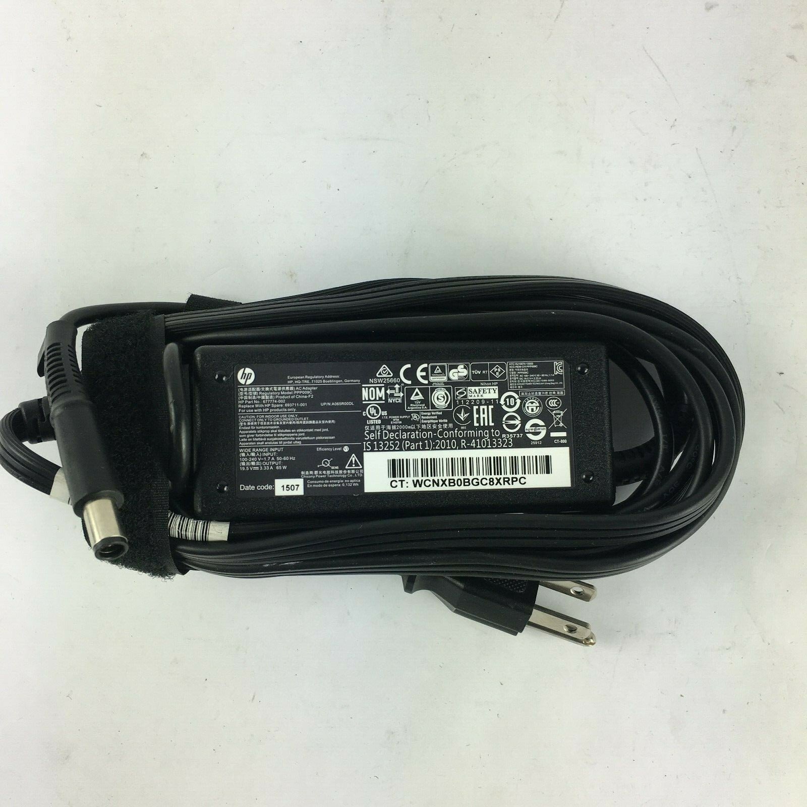 Genuine HP PPP009C 756413-002 Output 19.5V 3.33A Power Supply Adapter A3