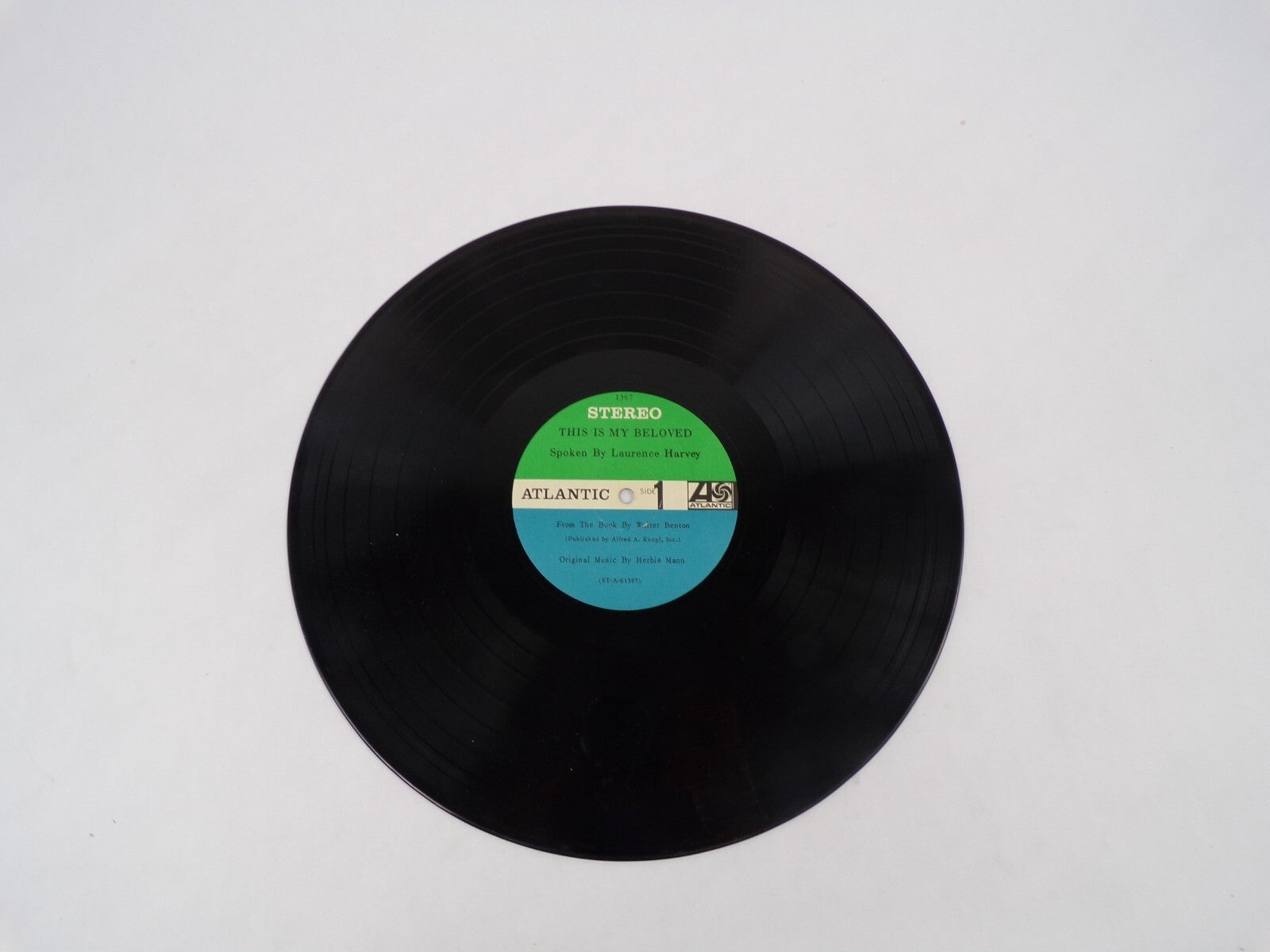 This Is My Beloved Spoken By Laurence Harvey Walter Benton Vinyl Record