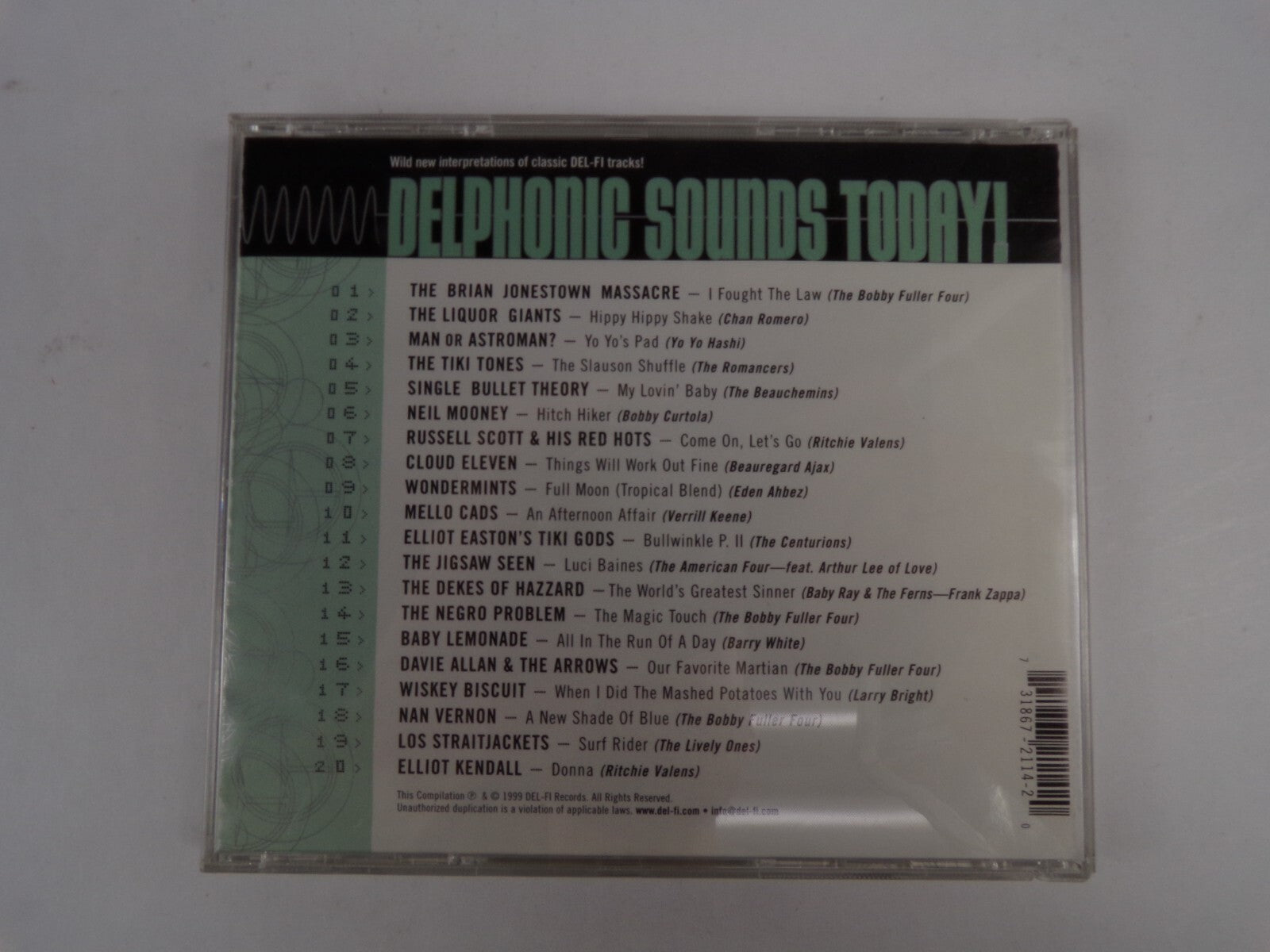 Delphonic Sounds Today! The Liquor Giants Neil Mooney Mello Cads CD#42