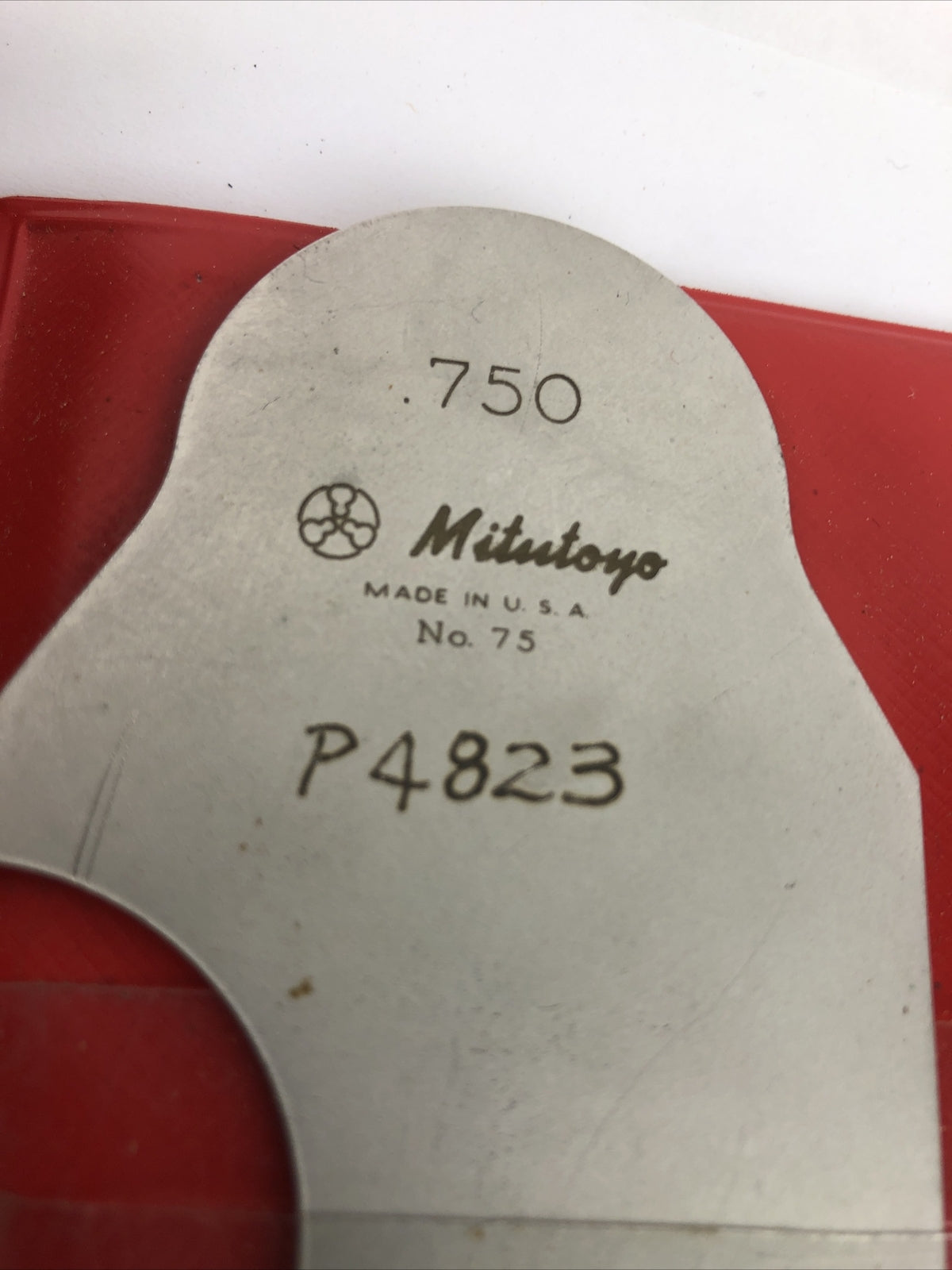 Rare MITUTOYO Metric Radius Gage Guage Set Toolmakers Matched No. 75 USA Made