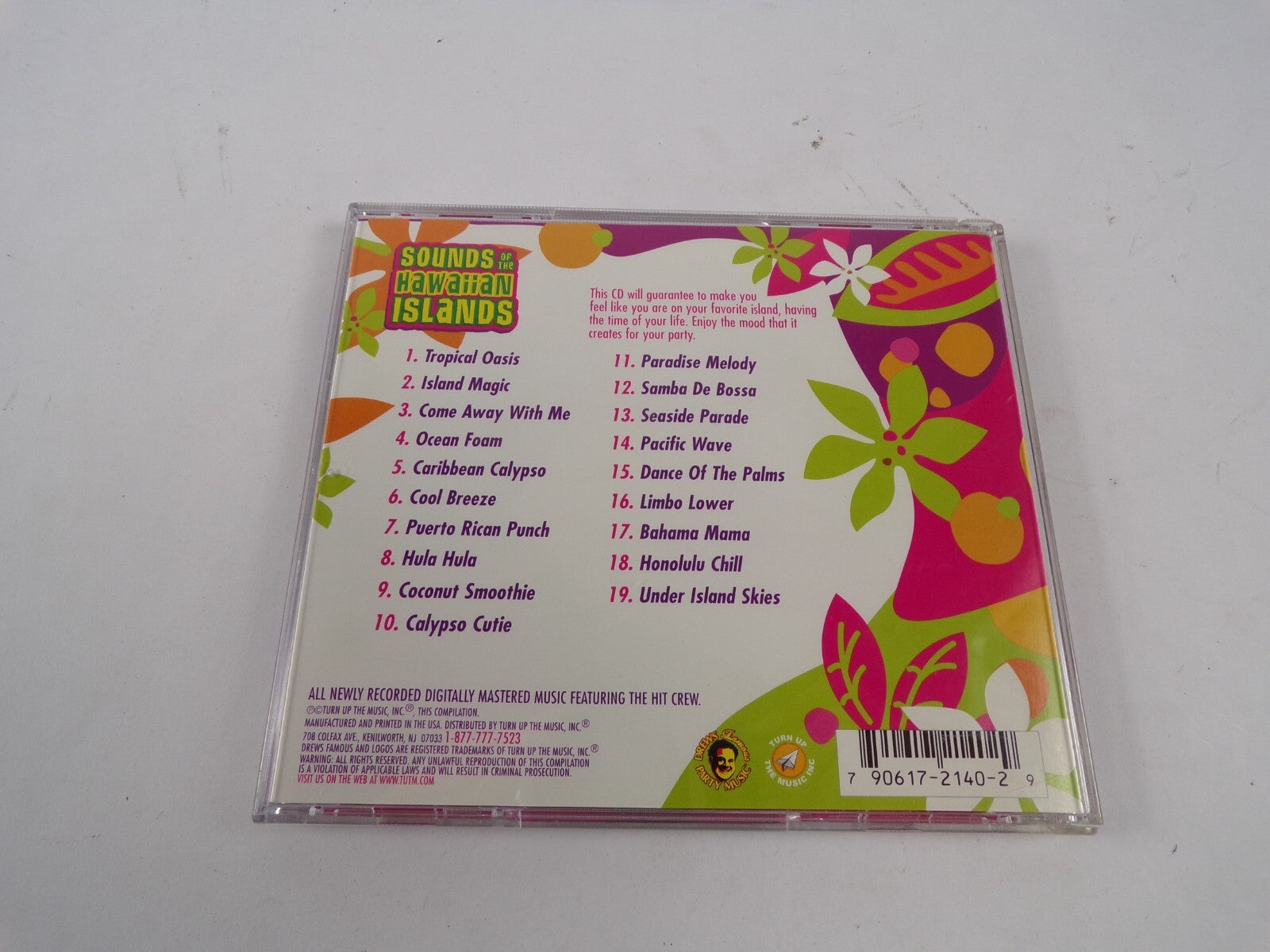 Sounds Of The Hawaiian Islands Ocean Foam Caribbean Calypso Hula Hula CD#61