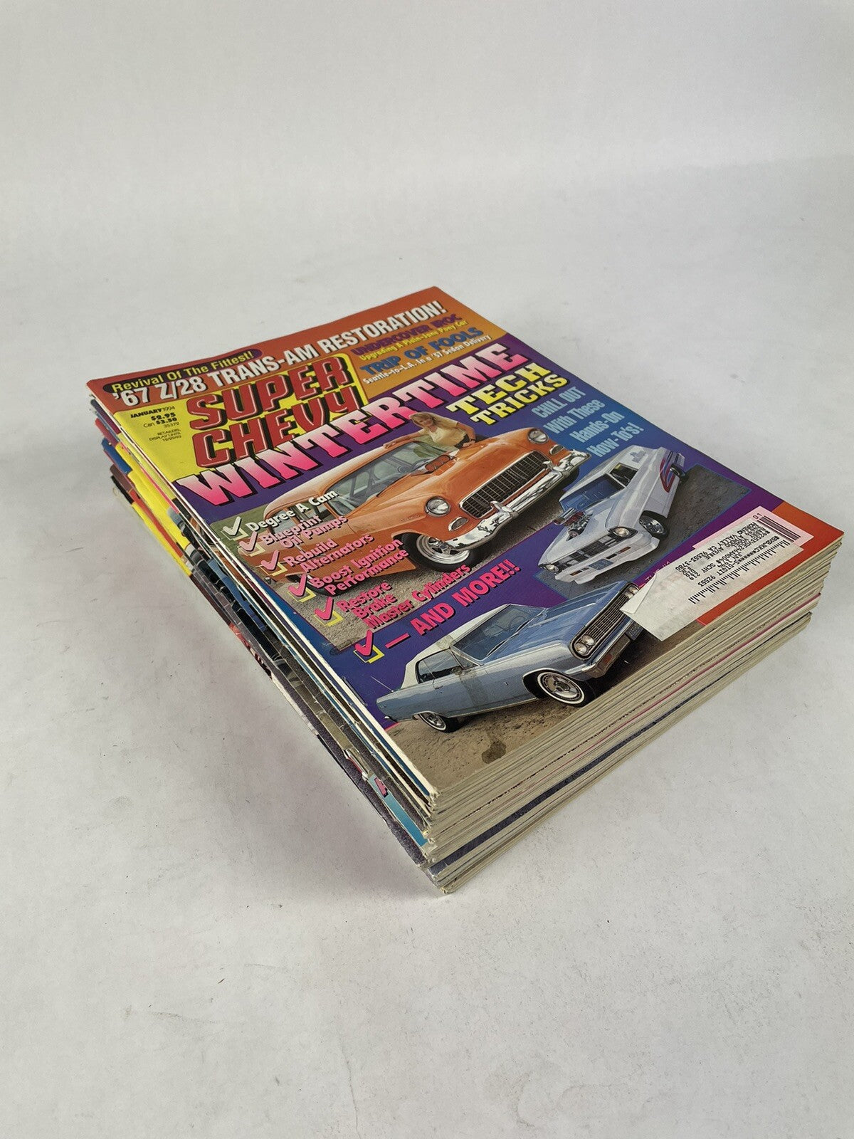 Lot of 12: SUPER CHEVY MAGAZINES Complete Full Set 12 issues Jan to Dec 1994